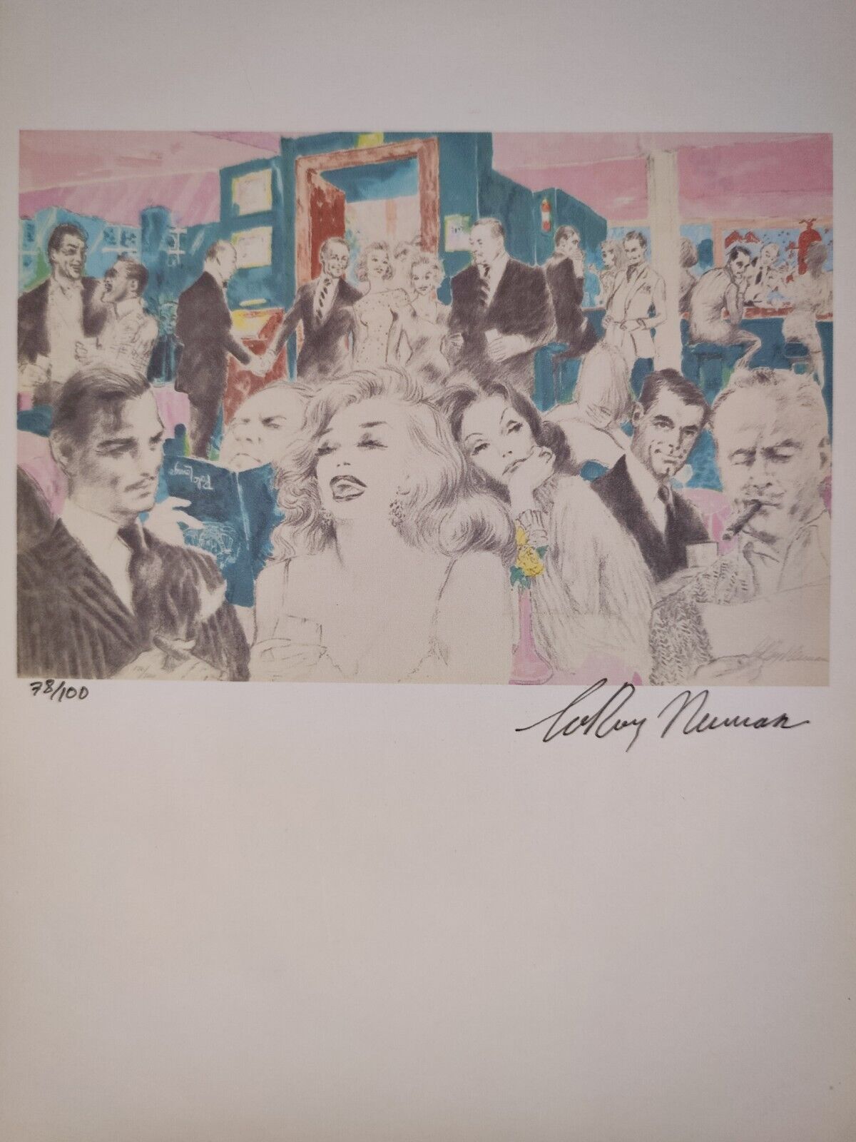 LeRoy Neiman Painting Print Poster Wall Art Signed & Numbered