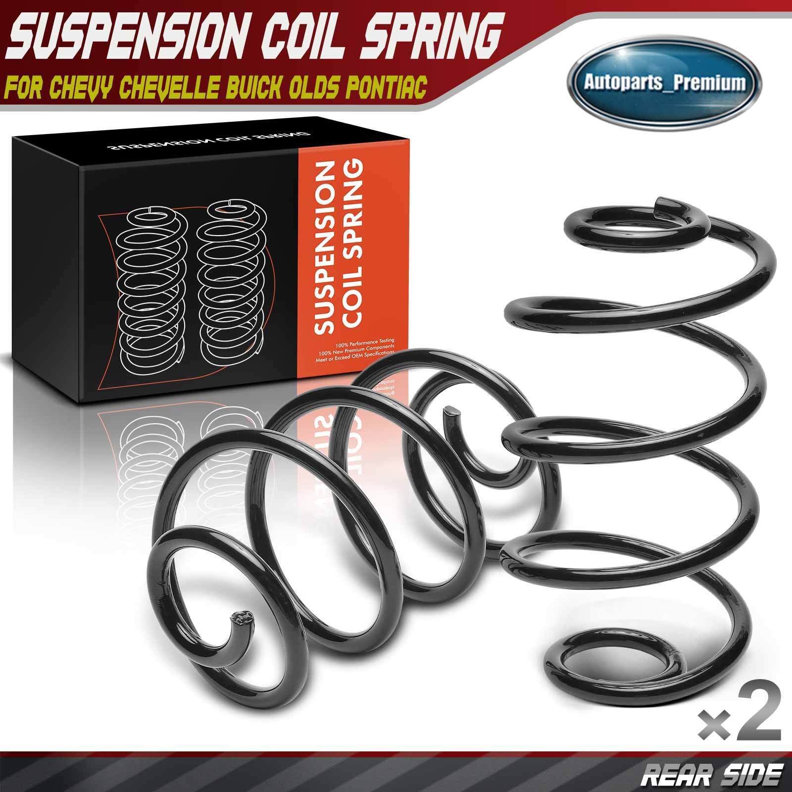 2x Rear Coil Springs for Chevrolet Chevelle 1967-1972 Buick Olds Cutlass Pontiac