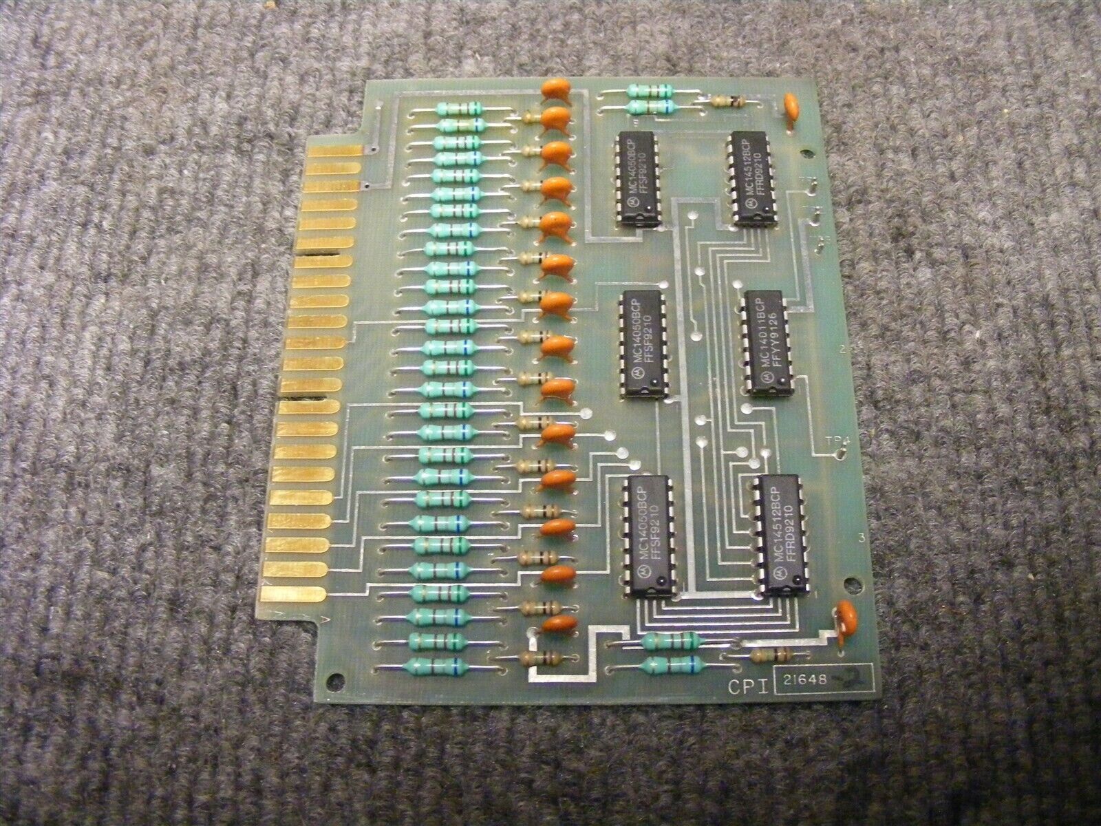 Van Dorn SCI CPI Central Processor Input Card Cat. No. 21648