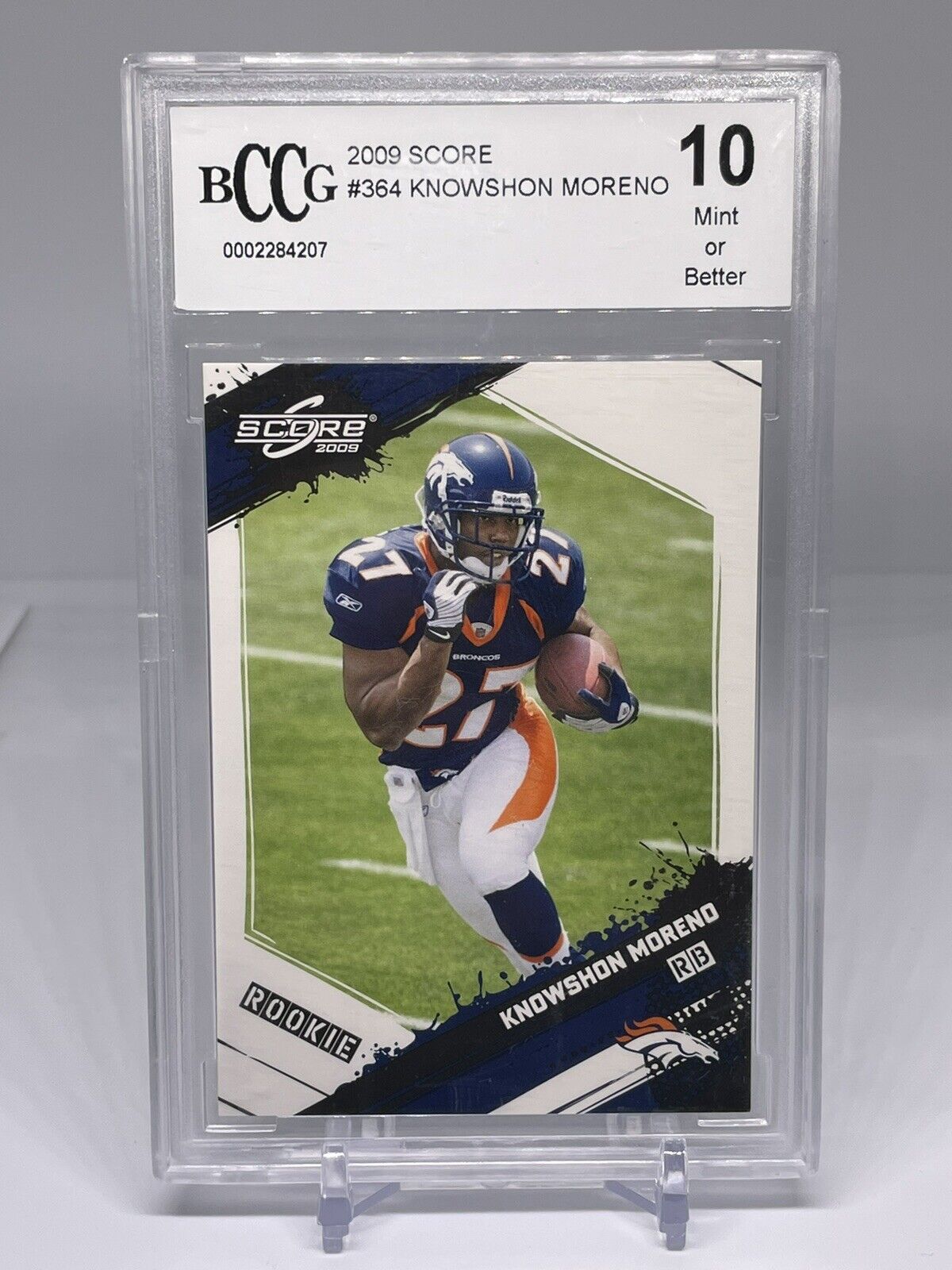 2009 Score - Rookie Glossy #364 Knowshon Moreno (RC) BCCG 10
