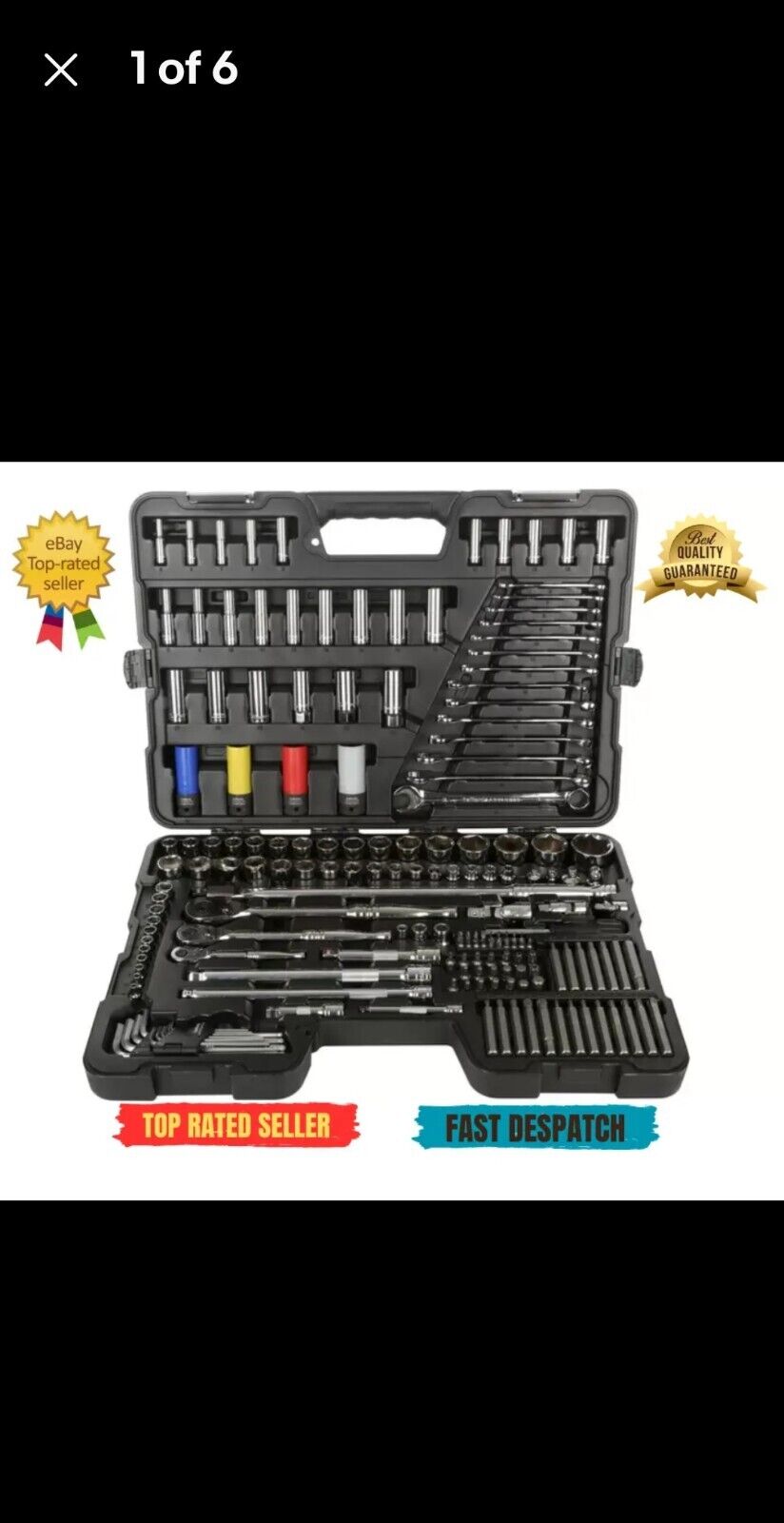 Halfords  Advanced Socket and Spanner Set - 175 Piece 735831 Lifetime guarantee 