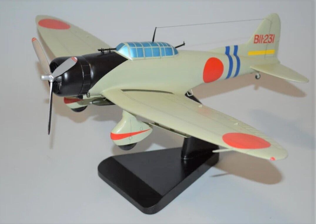 Japan Navy Aichi D3A Val Dive Bomber Desk Top Display WW2 Model 1/28 SC Airplane