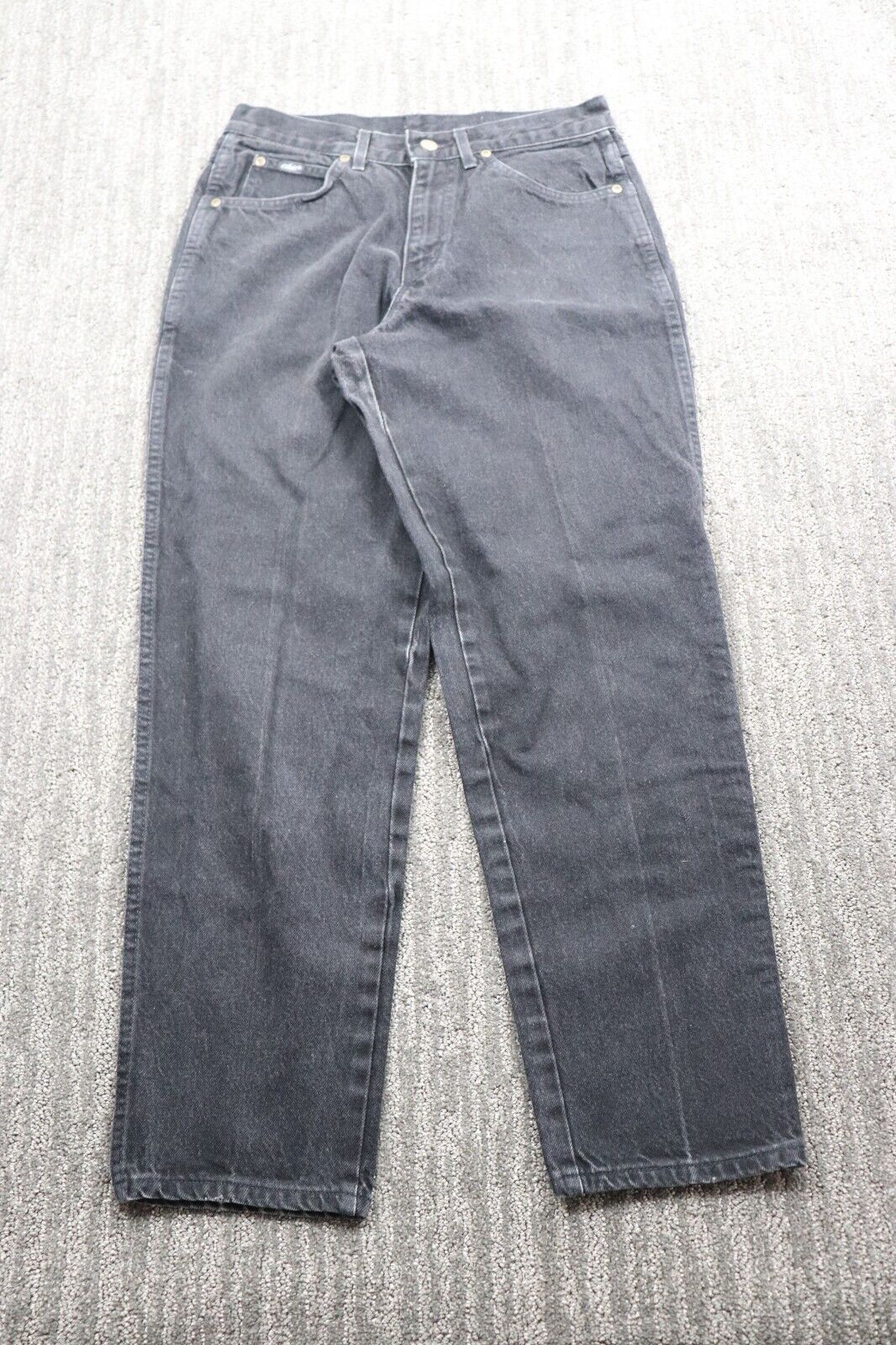 VTG Chic Women Jeans 12P Black Vintage Petite Denim Classic Casual American Pant