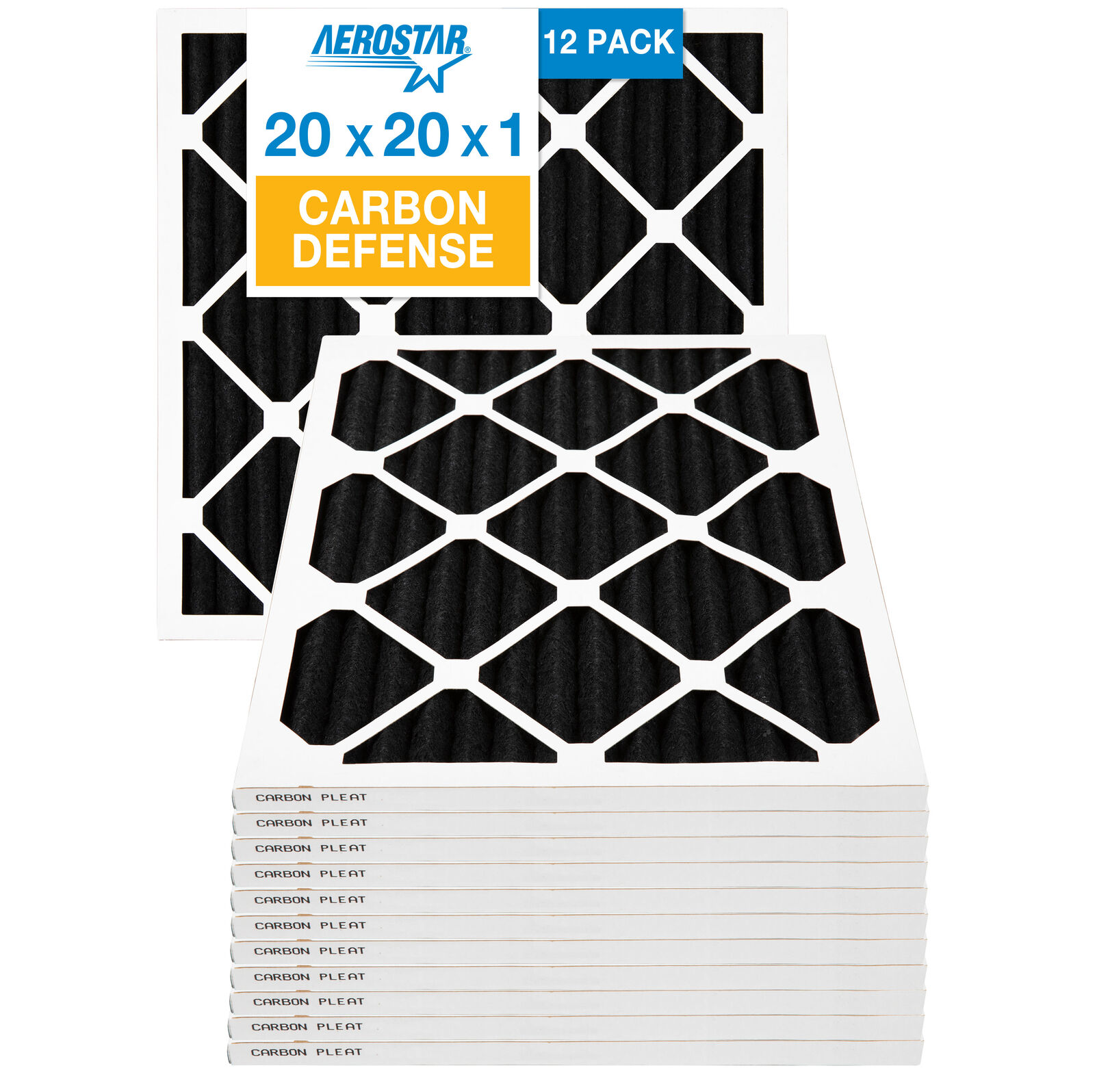 20 x 20 x 1 MERV 7 Odor Pleated Air Filter (12 Pack)