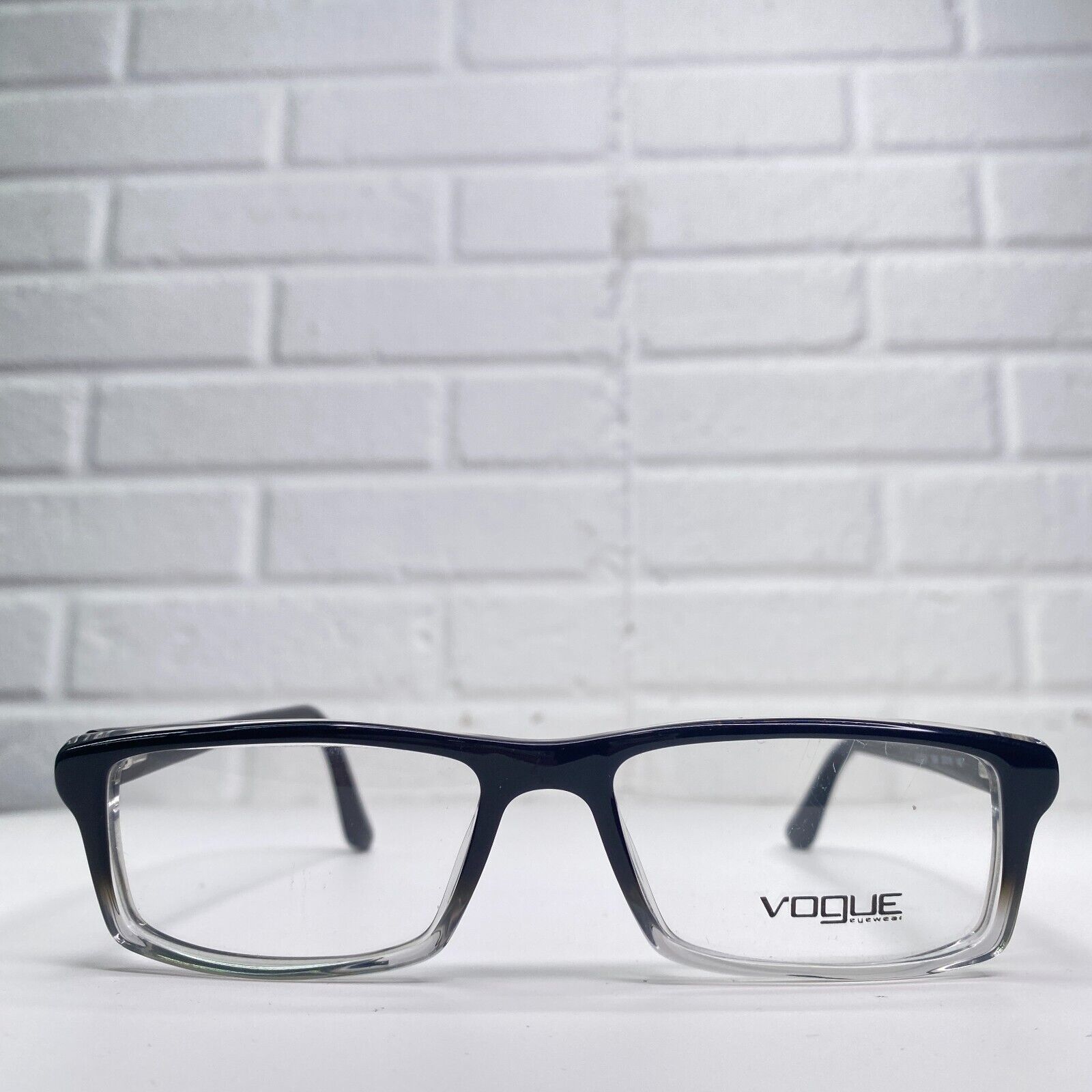 Vogue VO 2745 1904 Eyeglasses Frames Black Clear Fade Rectangle 53-16-140 22522