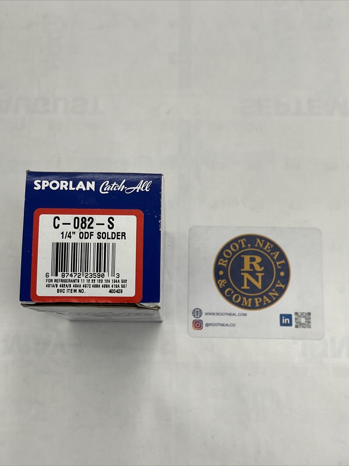 Sporlan Catch All C-082-S, 400429, Sealed Filter Drier 
