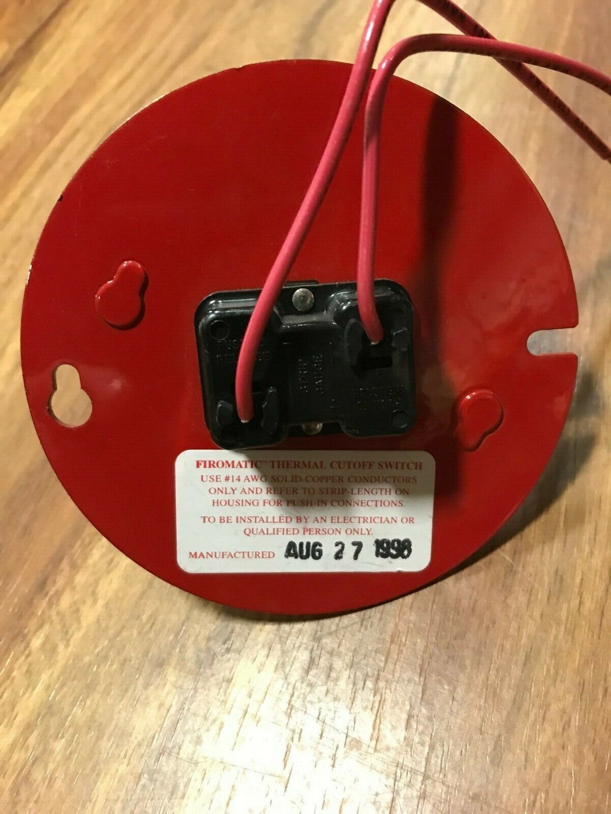 TS-150-B Thermal Switch, For 3-1/4\