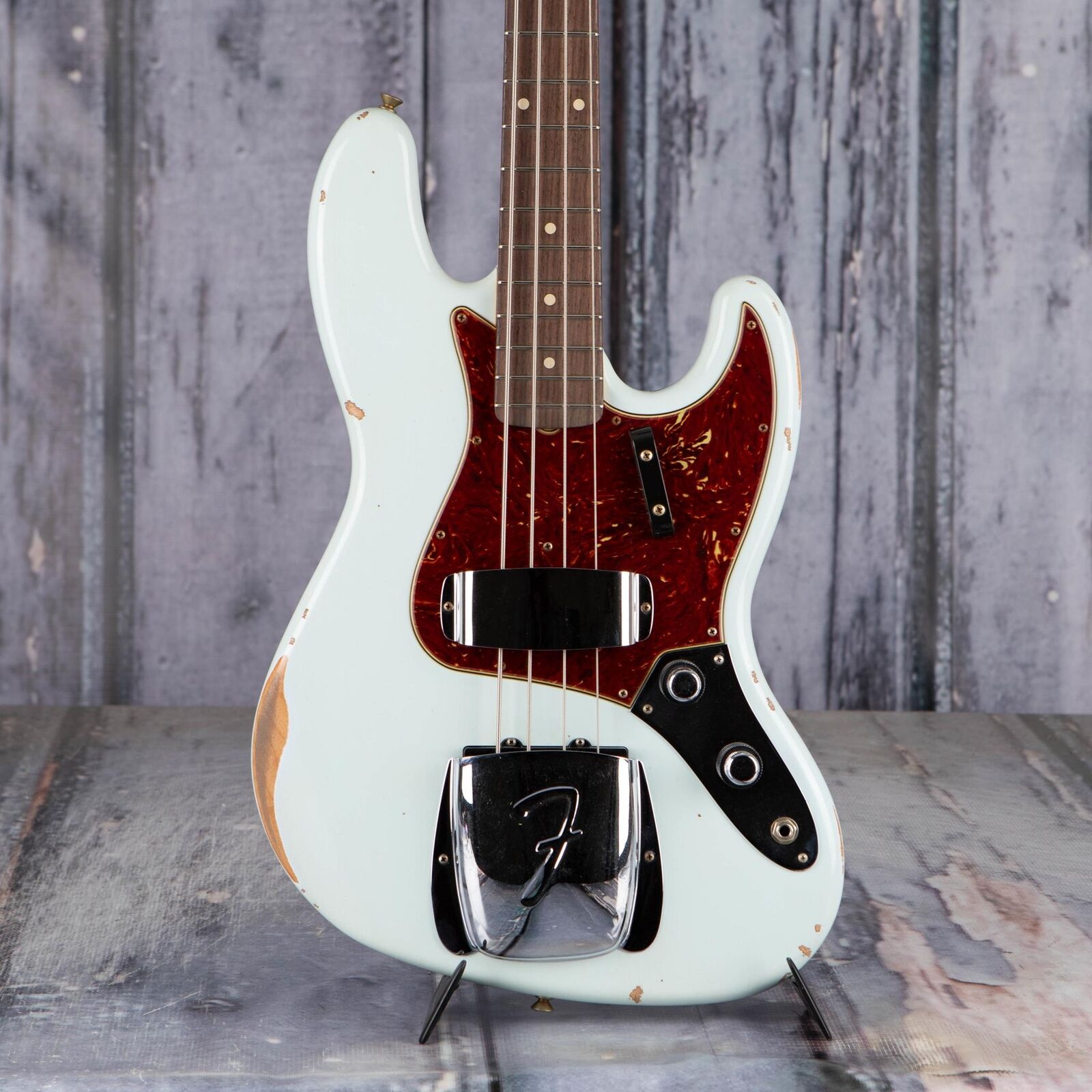 Fender Custom Shop Limited Edition 1960 Jazz Bass Relic, Super Faded Aged Sonic 