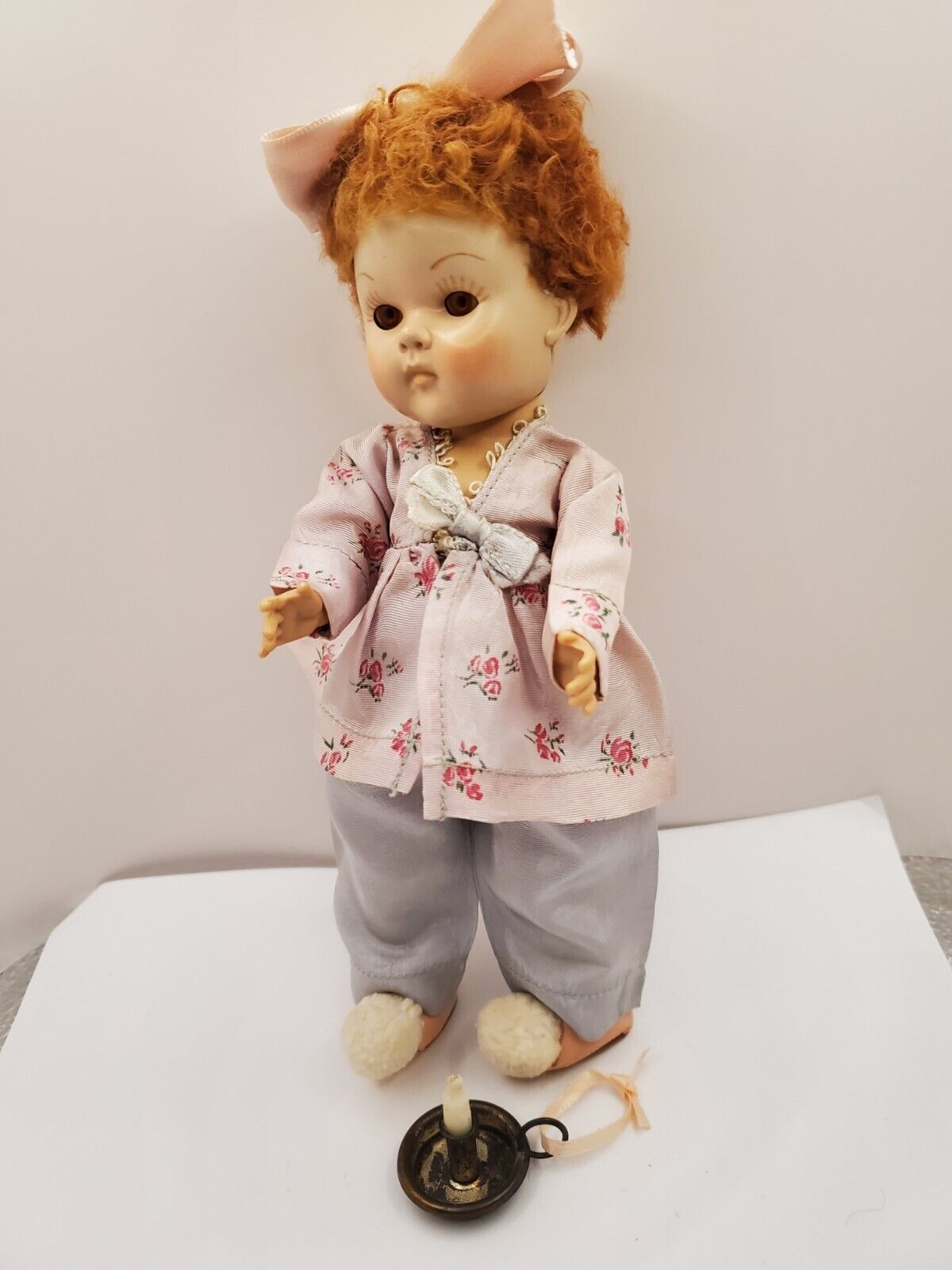 GORGEOUS VINTAGE 1950 VOGUE GINNY WEE WILLIE TRANSITIONAL DOLL 
