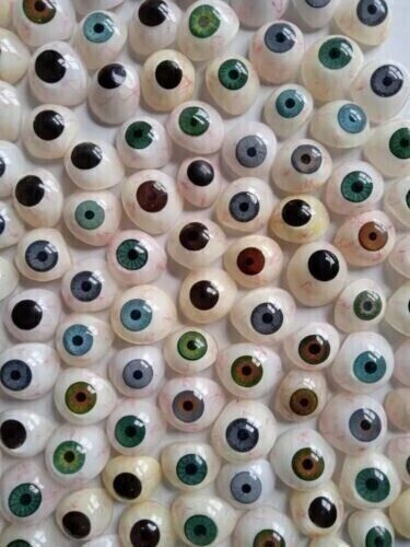 Eyes Artificial Prosthetic Set 100 Pieces Realistic Human Natural Eye Mix Color