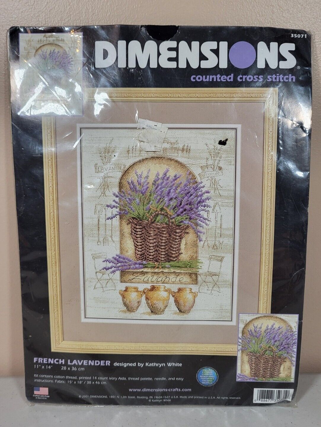 Dimensions Counted Cross Stitch Kit #35071 French Lavender