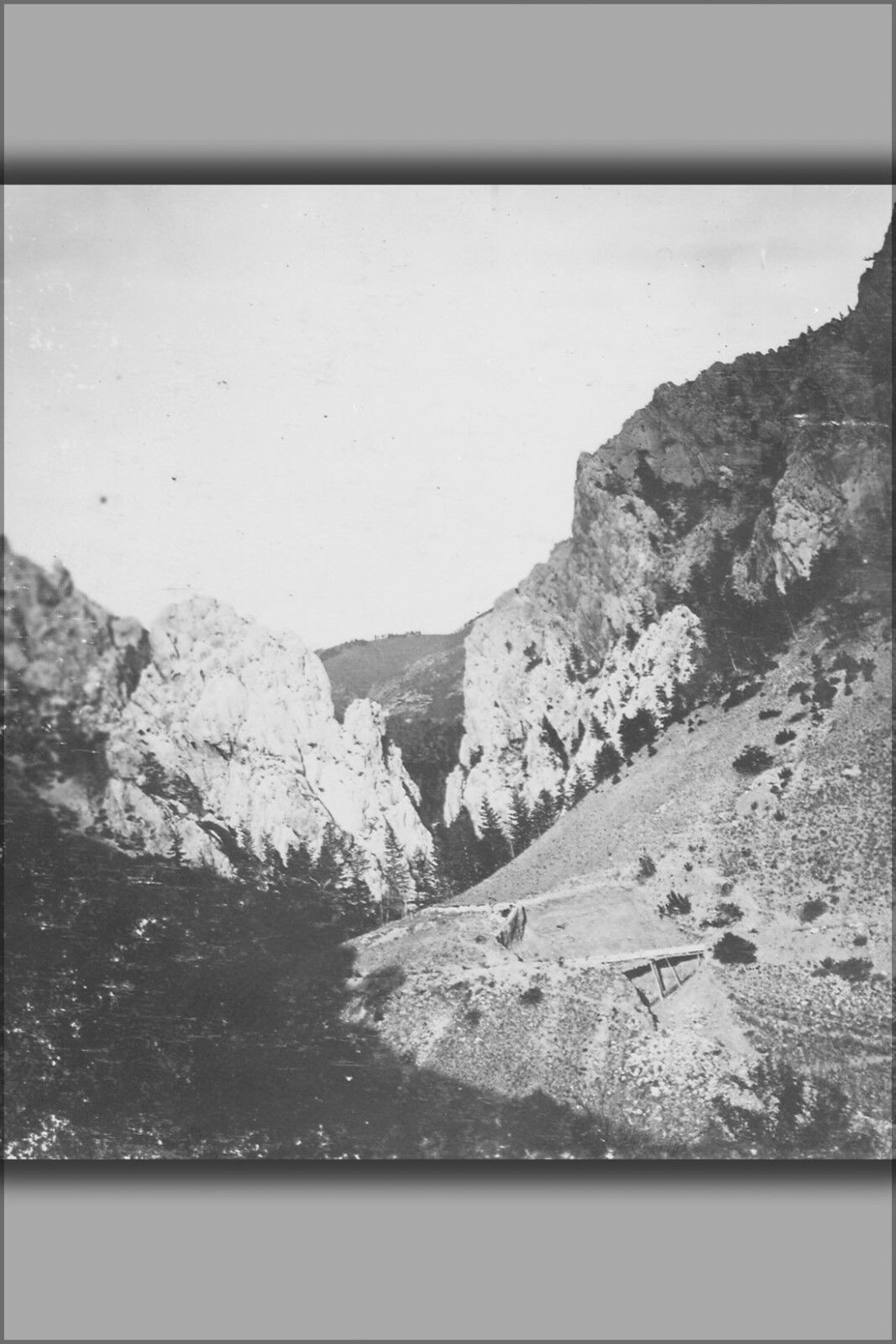 Poster, Many Sizes; Avalanche Canyon, Near Helena, Montana 1872