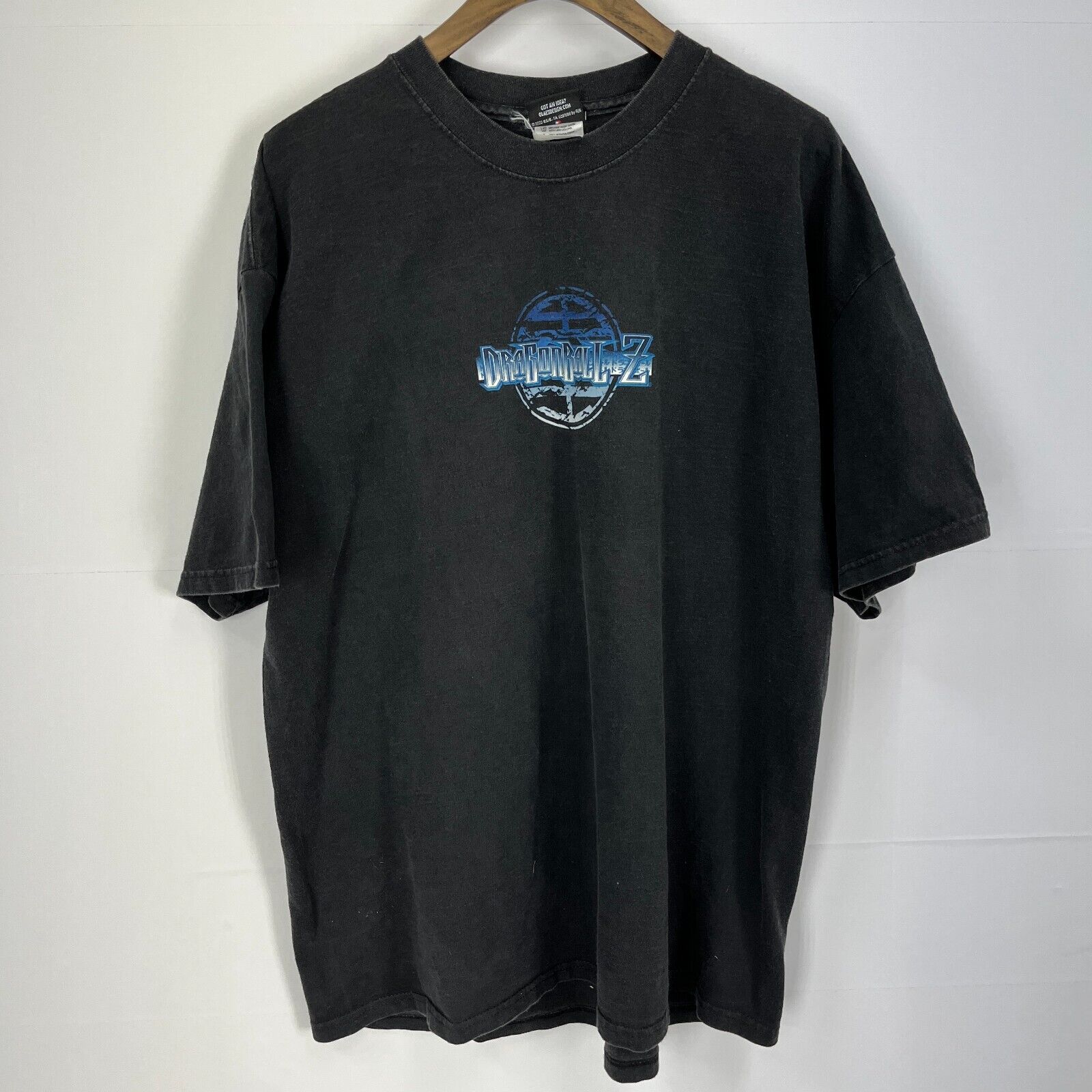 Vintage 2001 Dragon Ball Z Goku and Gohan Black T-Shirt Size XL