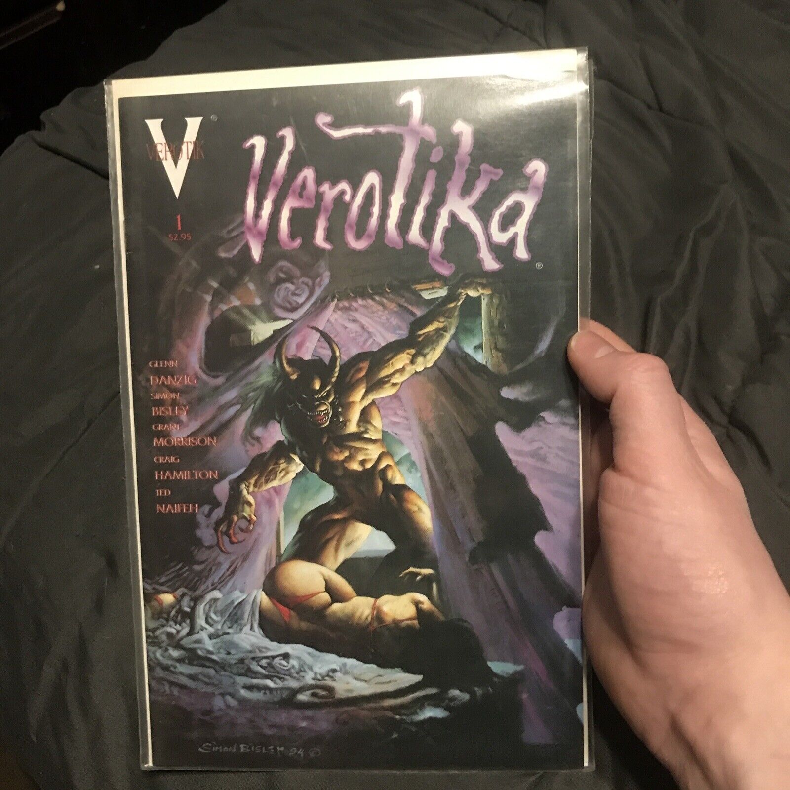 Verotika #1 Glen Danzig 1st Comic Vertotik Oct 1994 Simon Bisley RARE