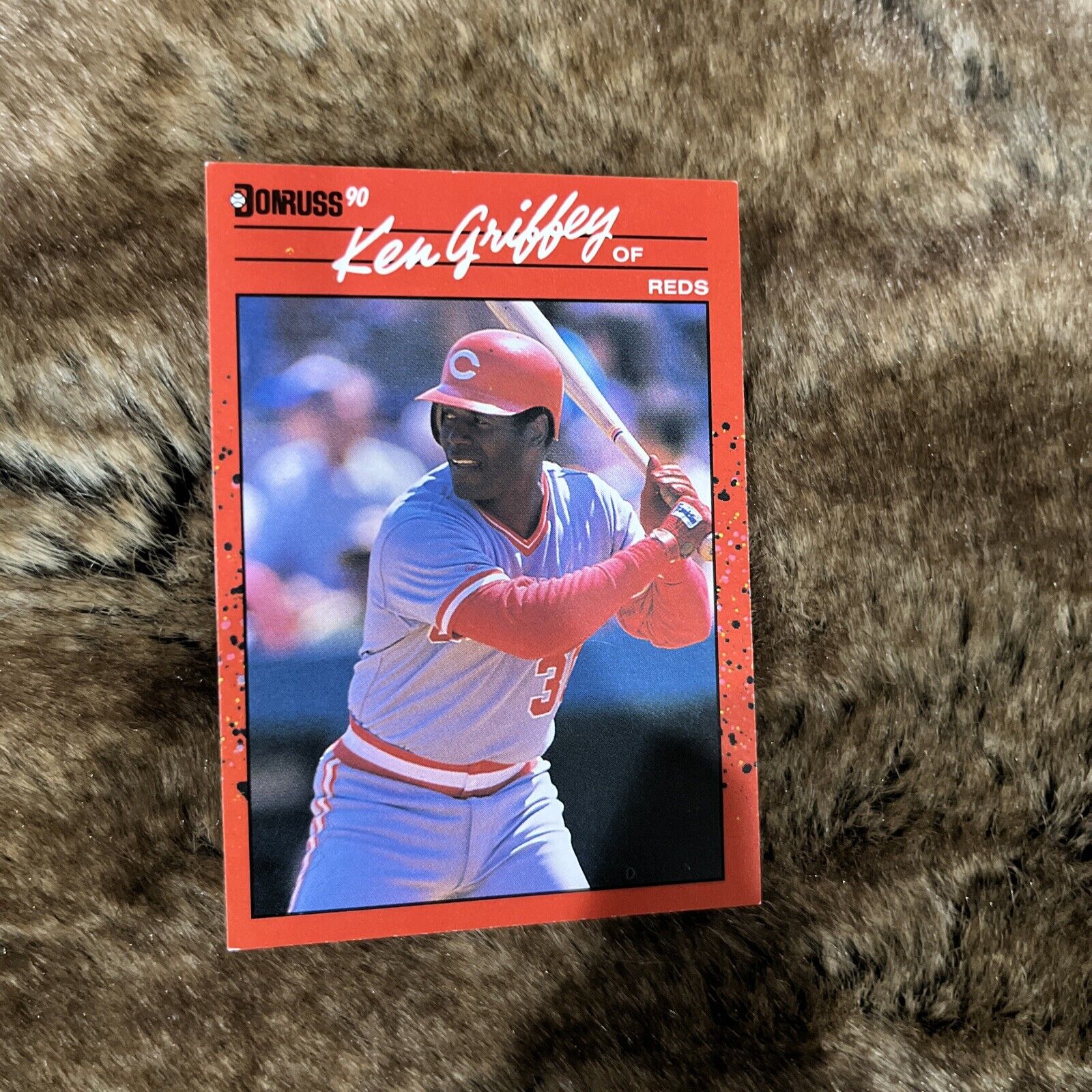 1990 Donruss Baseball Card # 469 Ken Griffey Sr ERROR Height And Weight