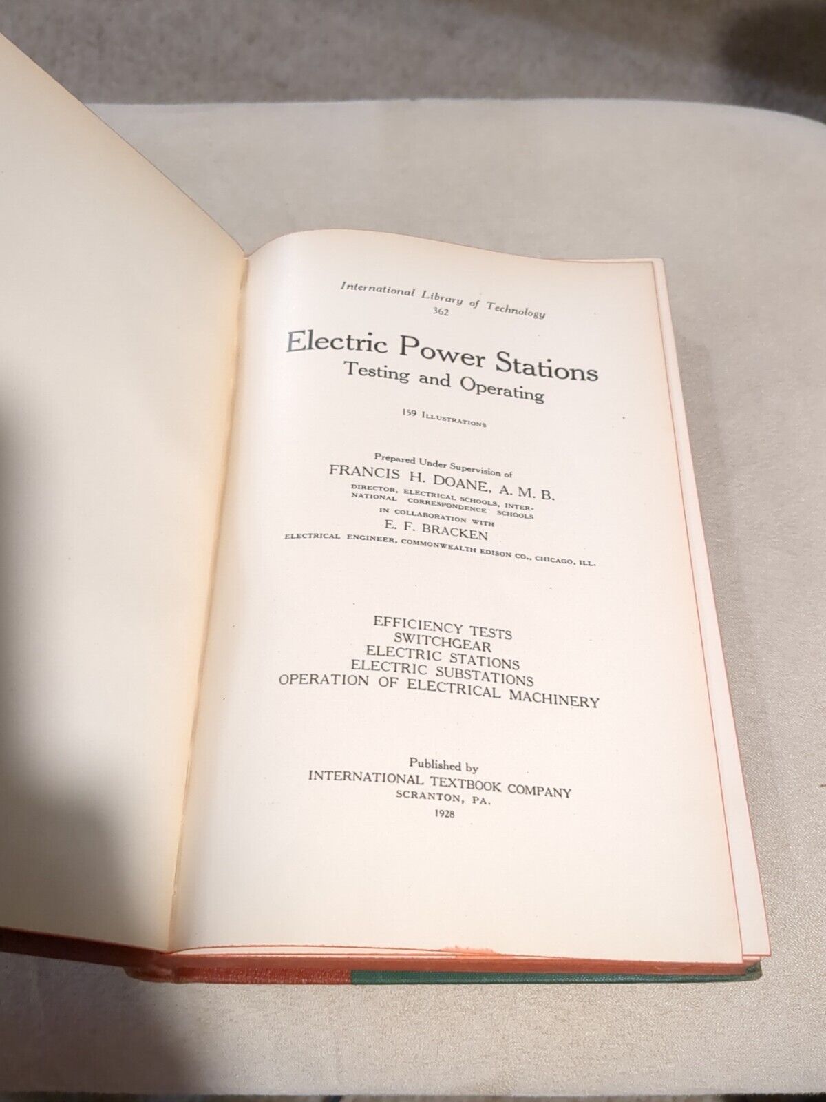 International Library of Technology 362 Electric Power Stations  1928