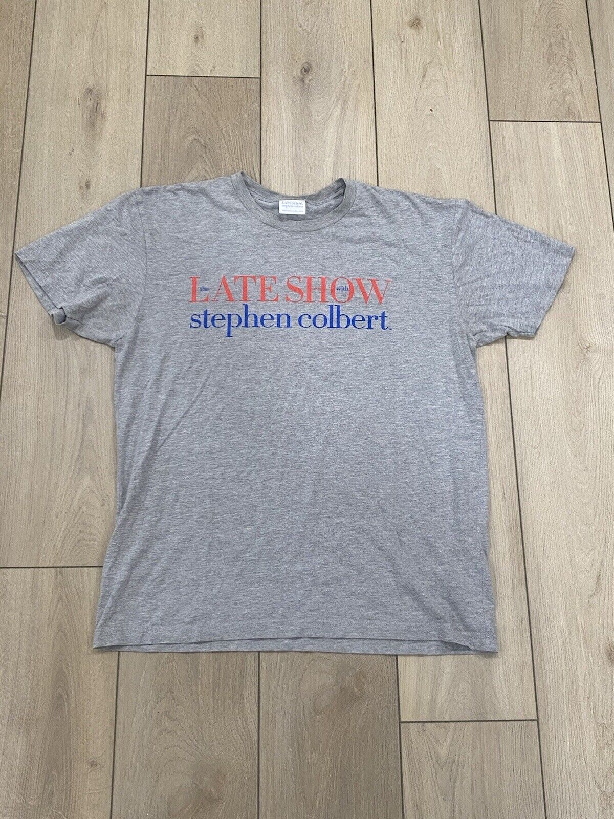  Vintage The Late Show w Stephen Colbert Colbert Report Comedy Central T-shirt L