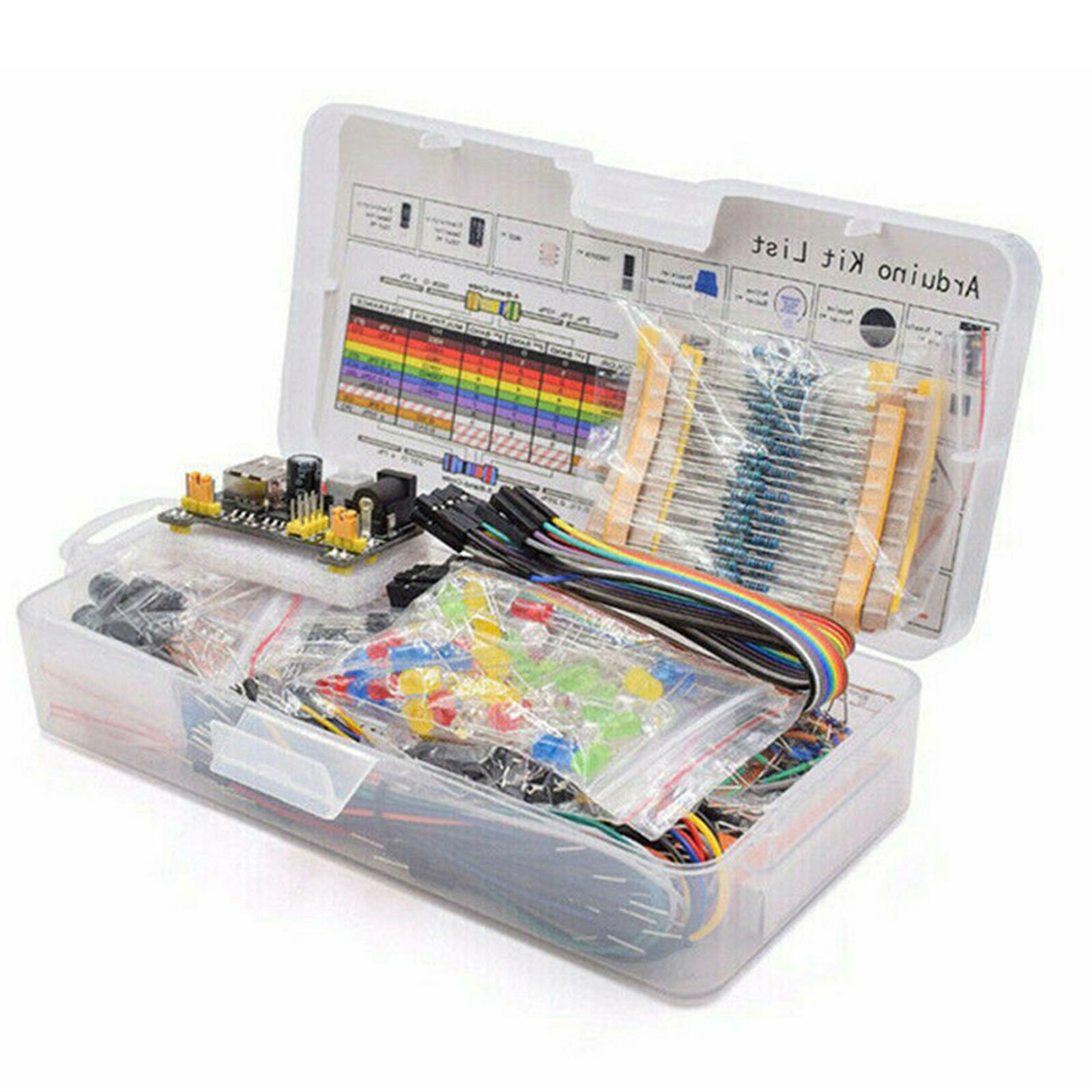 Electronic Components Kit 830 Connect Points Breadboard Cable Resistor Y7J5
