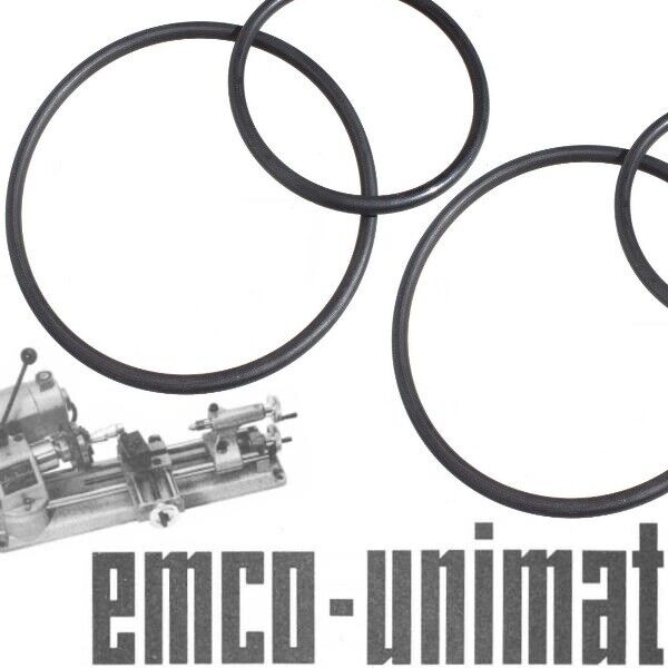 UNIMAT Belts Belting Set Emco Unimat DB200 / DB / SL1000 / SL O-rings New 2 Sets