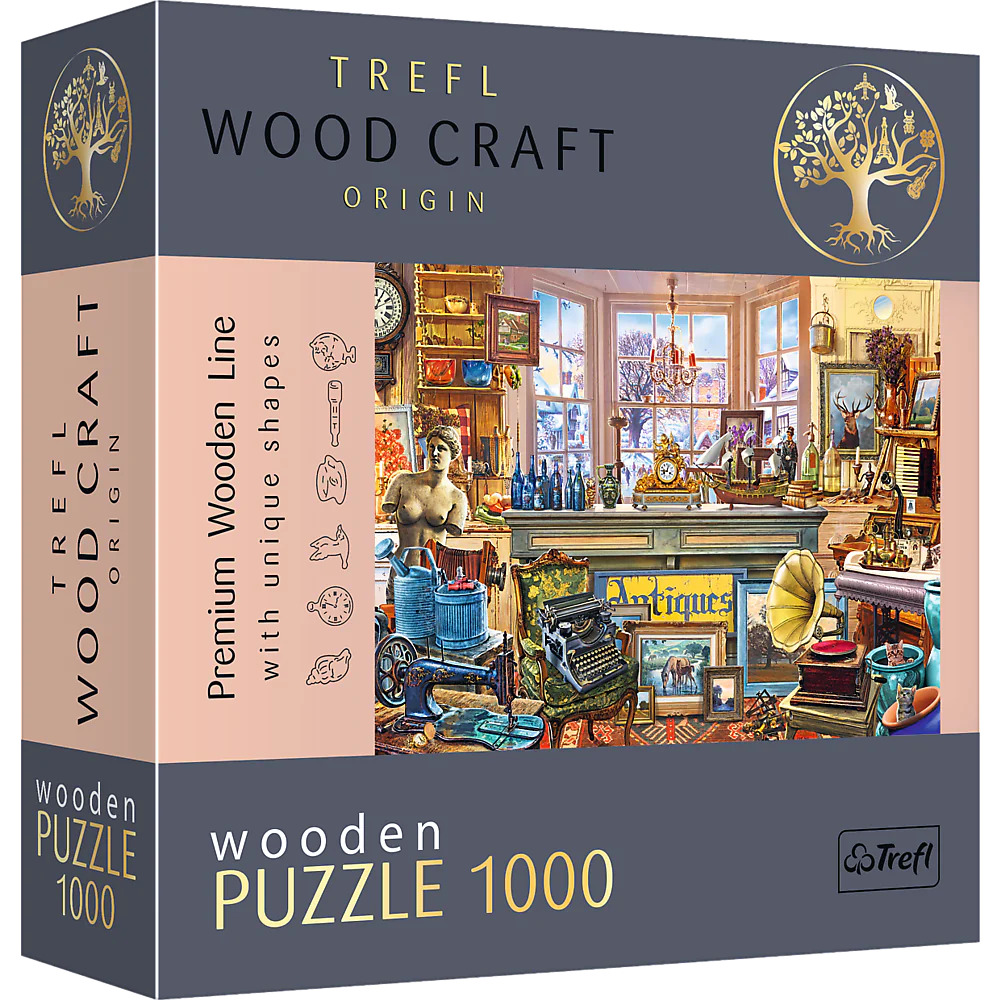 Trefl Wood Craft 1000 Piece Wooden Puzzle - Antique Shop