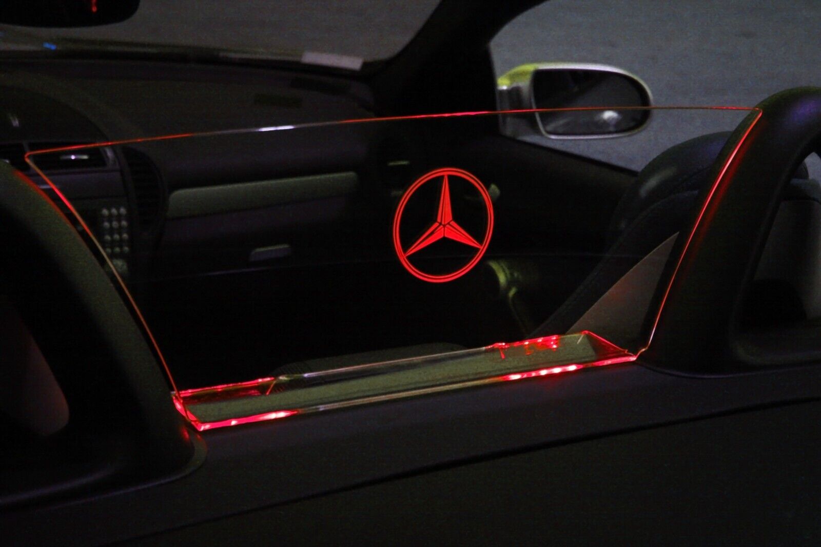 2005-2011 Wind Deflector fits Mercedes SLK R171 Windscreen Illumination Kit