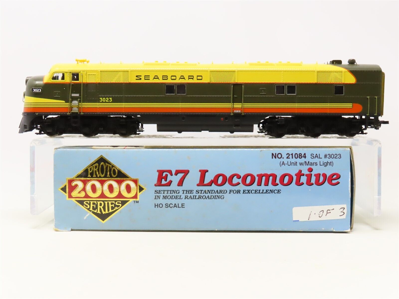 HO Scale Proto 2000 21084 SAL Seaboard Air Line E7A Diesel Locomotive #3023