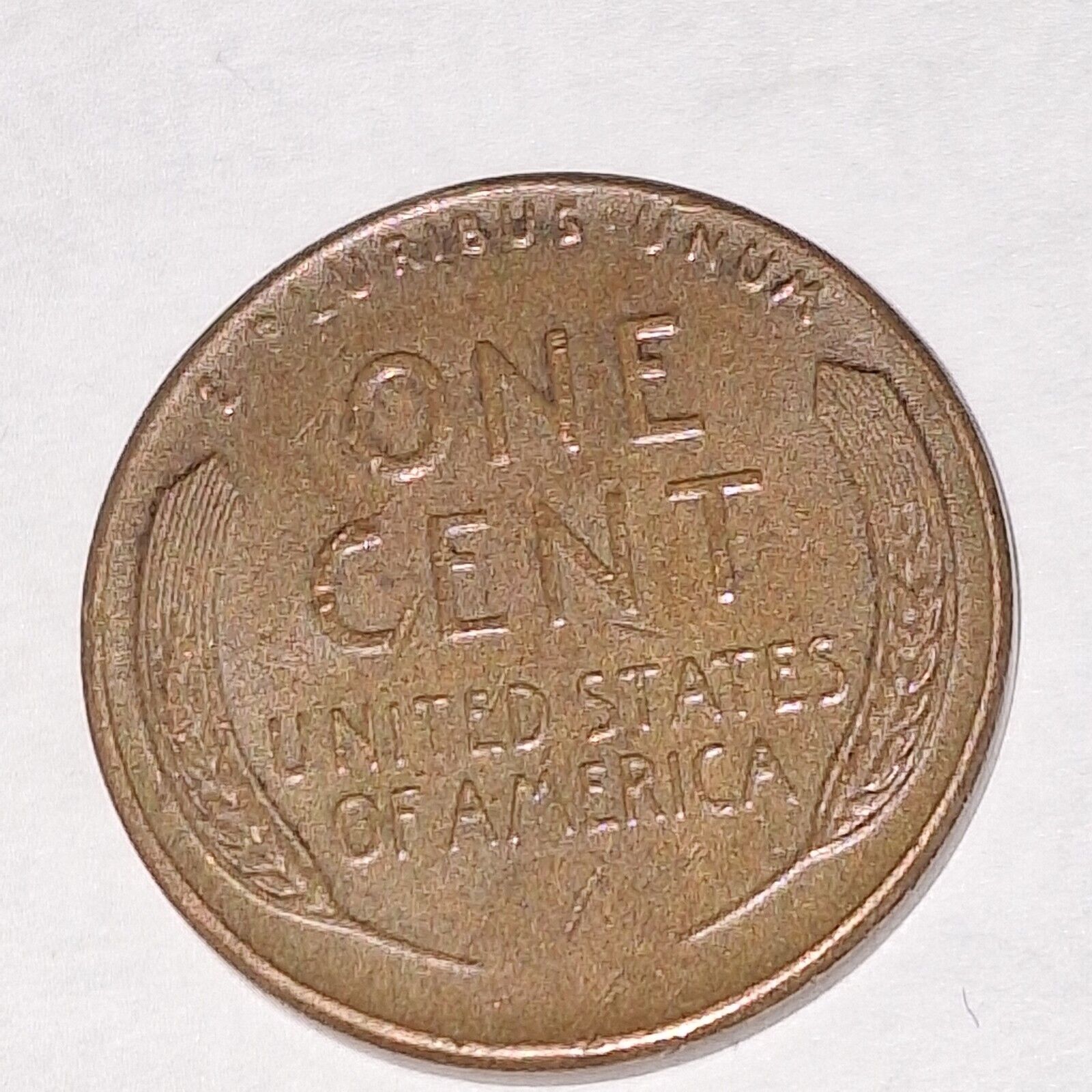 1958 wheat penny no mint mark RARE