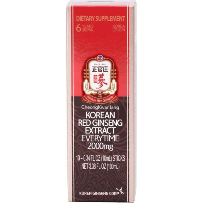 Cheong Kwan Jang Korean Red Ginseng Extract Everytime 2,000 mg 10 Stick(S)