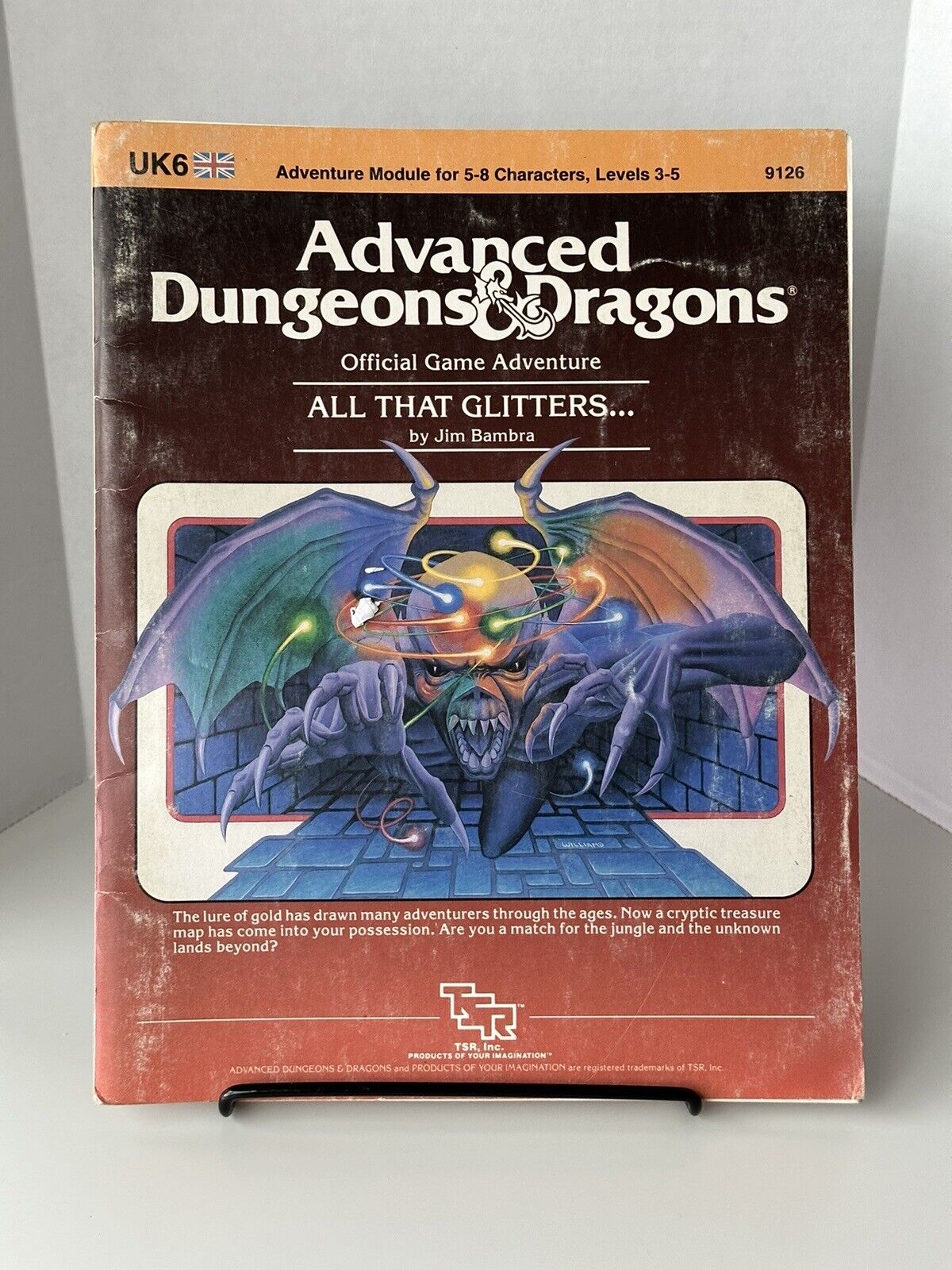 UK6 All That Glitters TSR 9126; Advanced Dungeons & Dragons (Good COMPLETE)