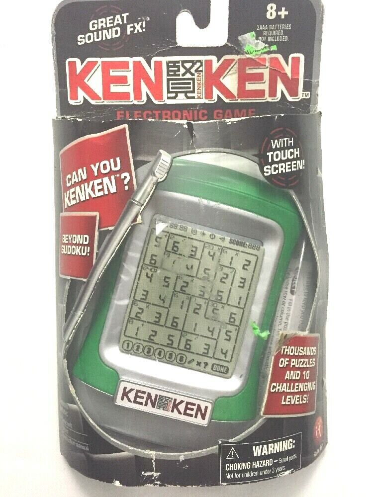 KenKen Electronic Game - Beyond Suduku Backlight with Touch Screen - 10 Levels
