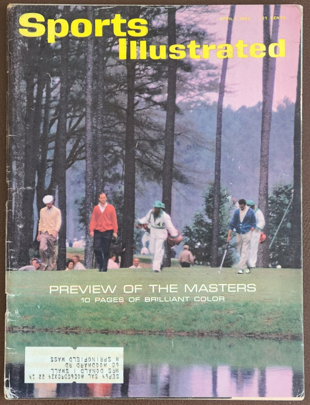 Sports Illustrated 1963 Golf Preview of the Masters Shipped in a Box