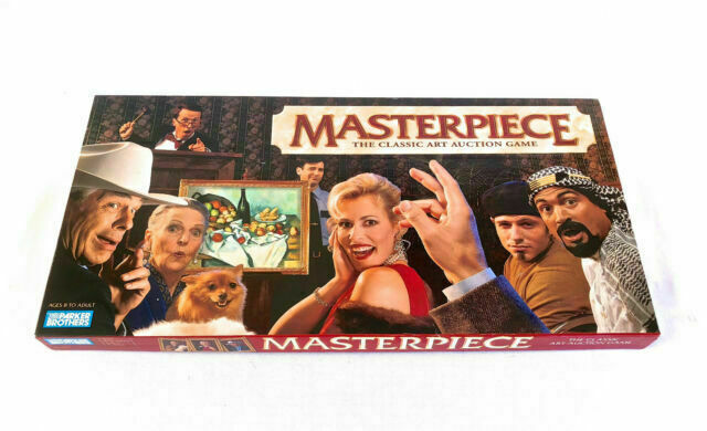 Masterpiece Art Auction Board Game 1996 New Factory Sealed Parker Brothers VTG