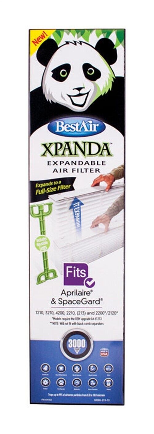 BestAir AXP-213-13R-2 XPANDA Air Filter 20-1/4x23-1/2x4-1/8 in. (Pack of 2)