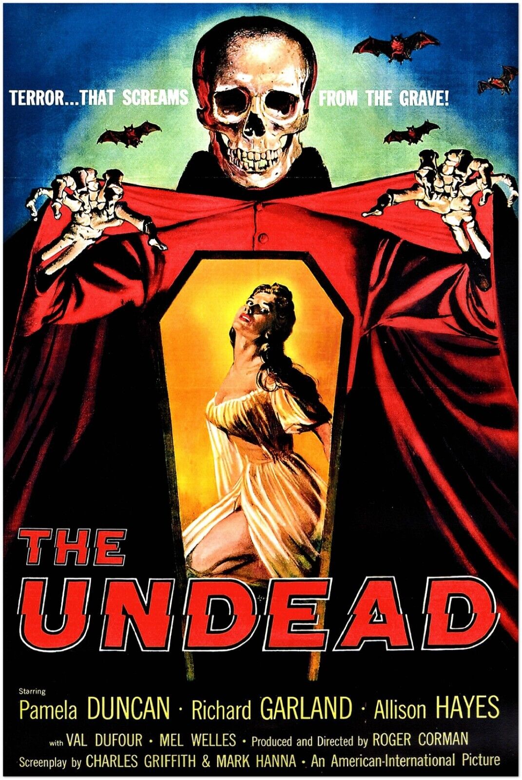 The Undead  - Vintage Horror Movie Poster