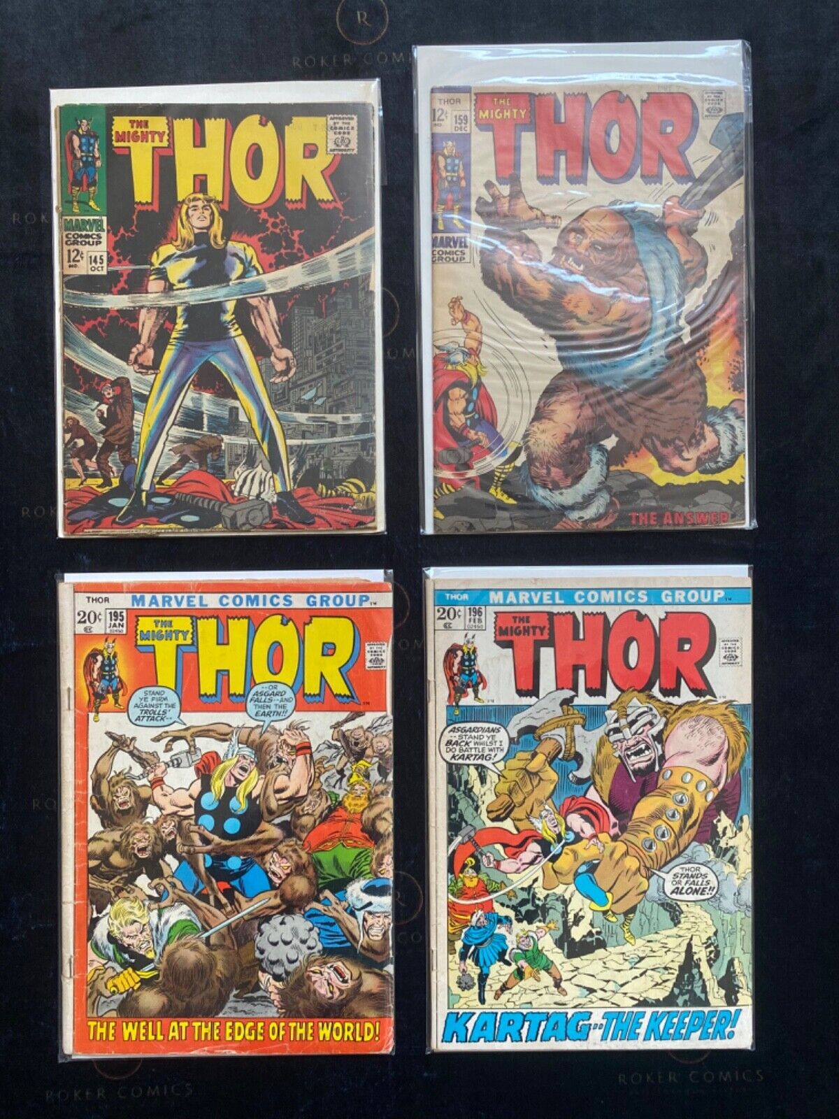 1967 Thor #145-#475 20 Comics Total (Not Full Collection, Read Description)