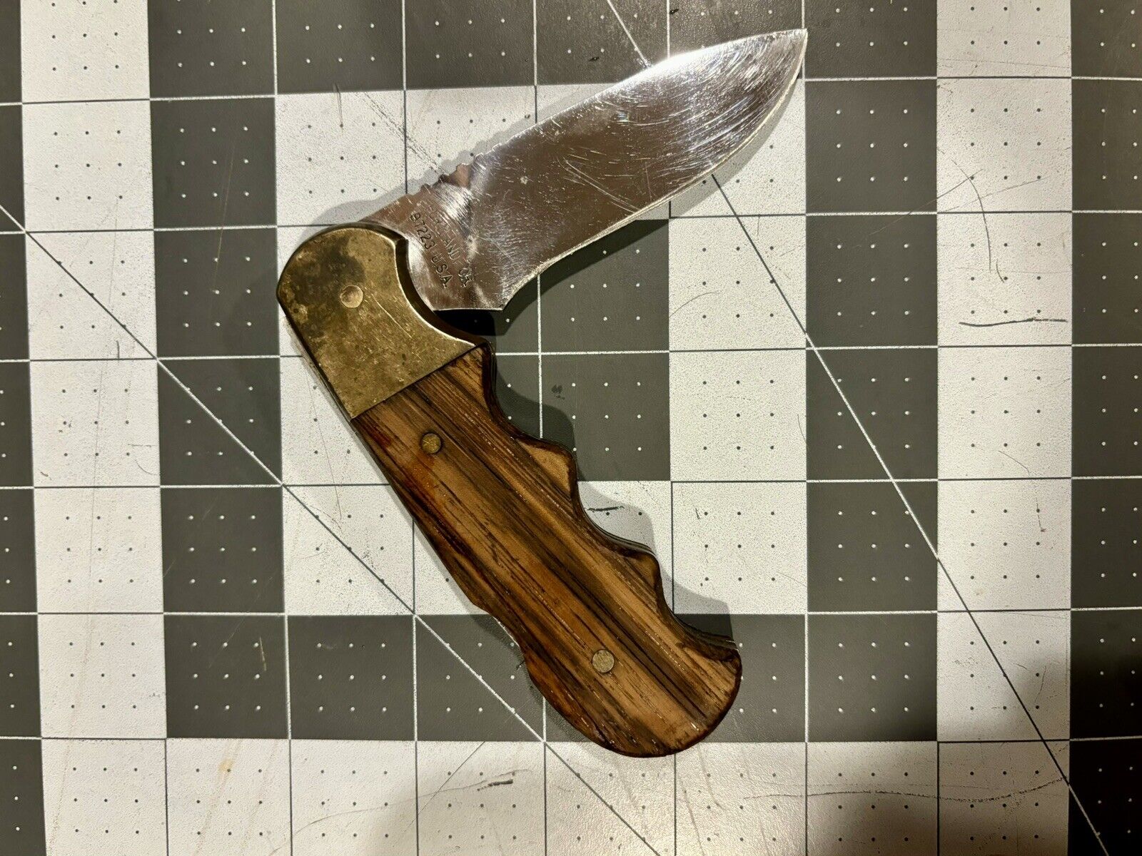 Vintage Gerber MAGNUM Folding Lockback Hunter Hunting Knife - Portland USA