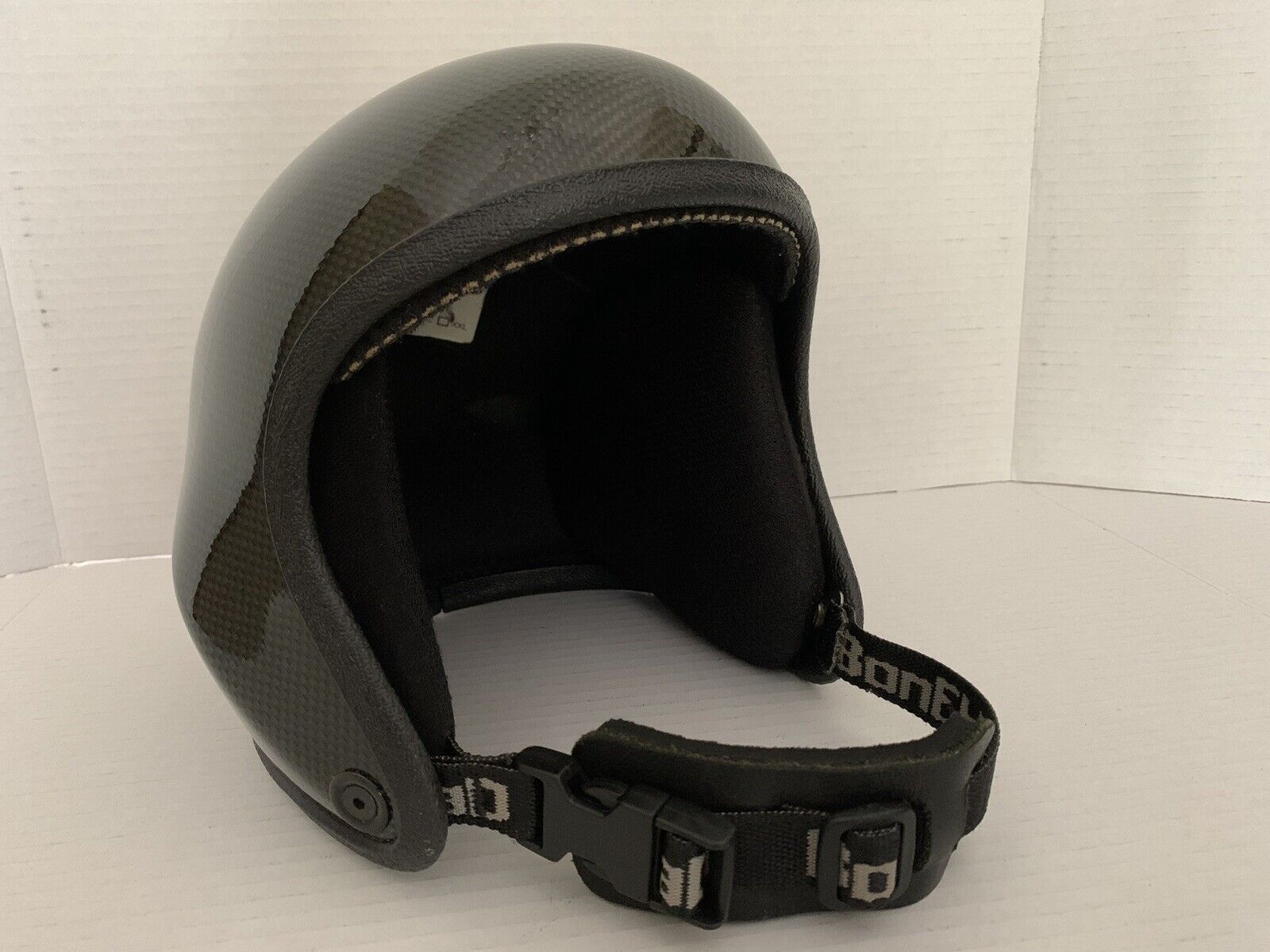 Bonehead Composites Skydiving Helmet Size Medium Color: Black Carbon Fiber