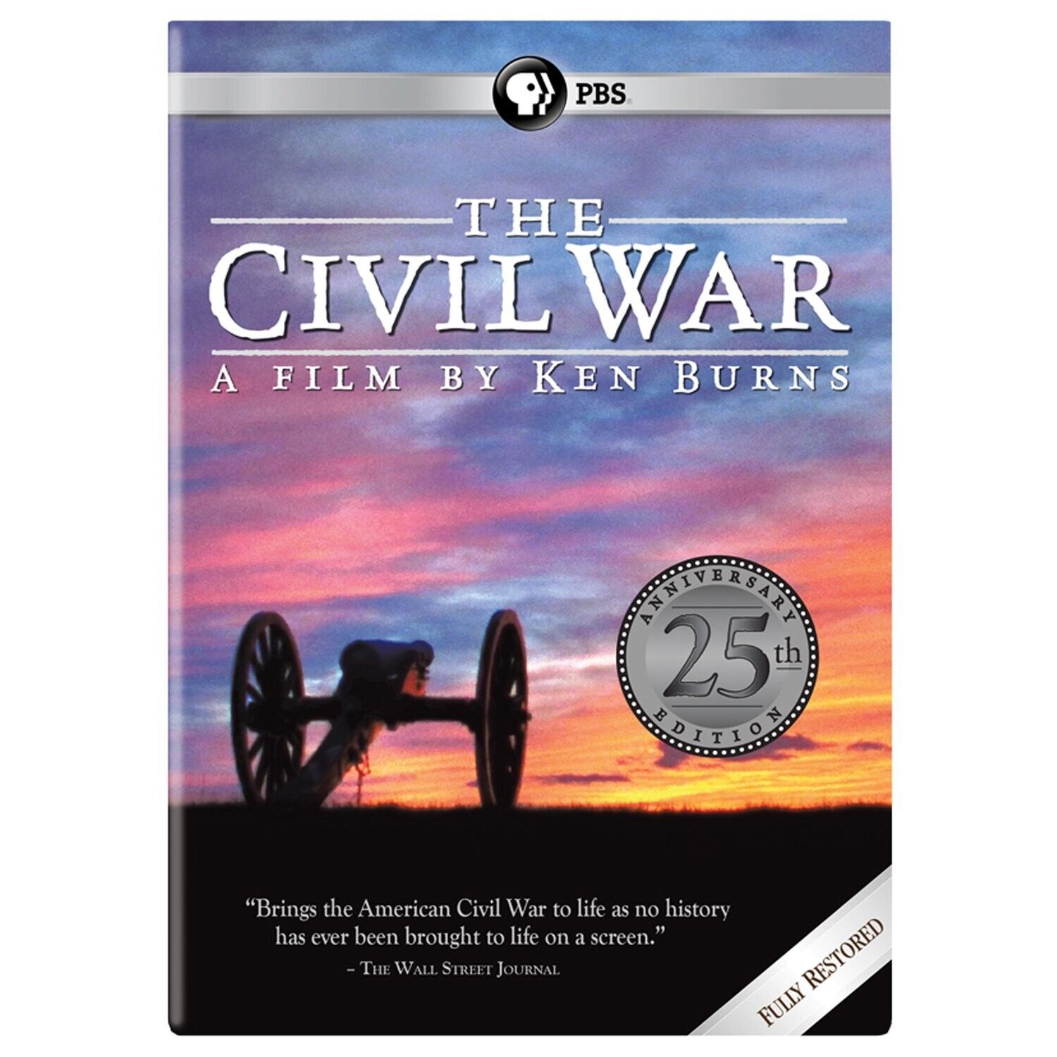 The Civil War :A Film by Ken Burns  (DVD, 2015, 6-Disc box Set 25th Anniversary)