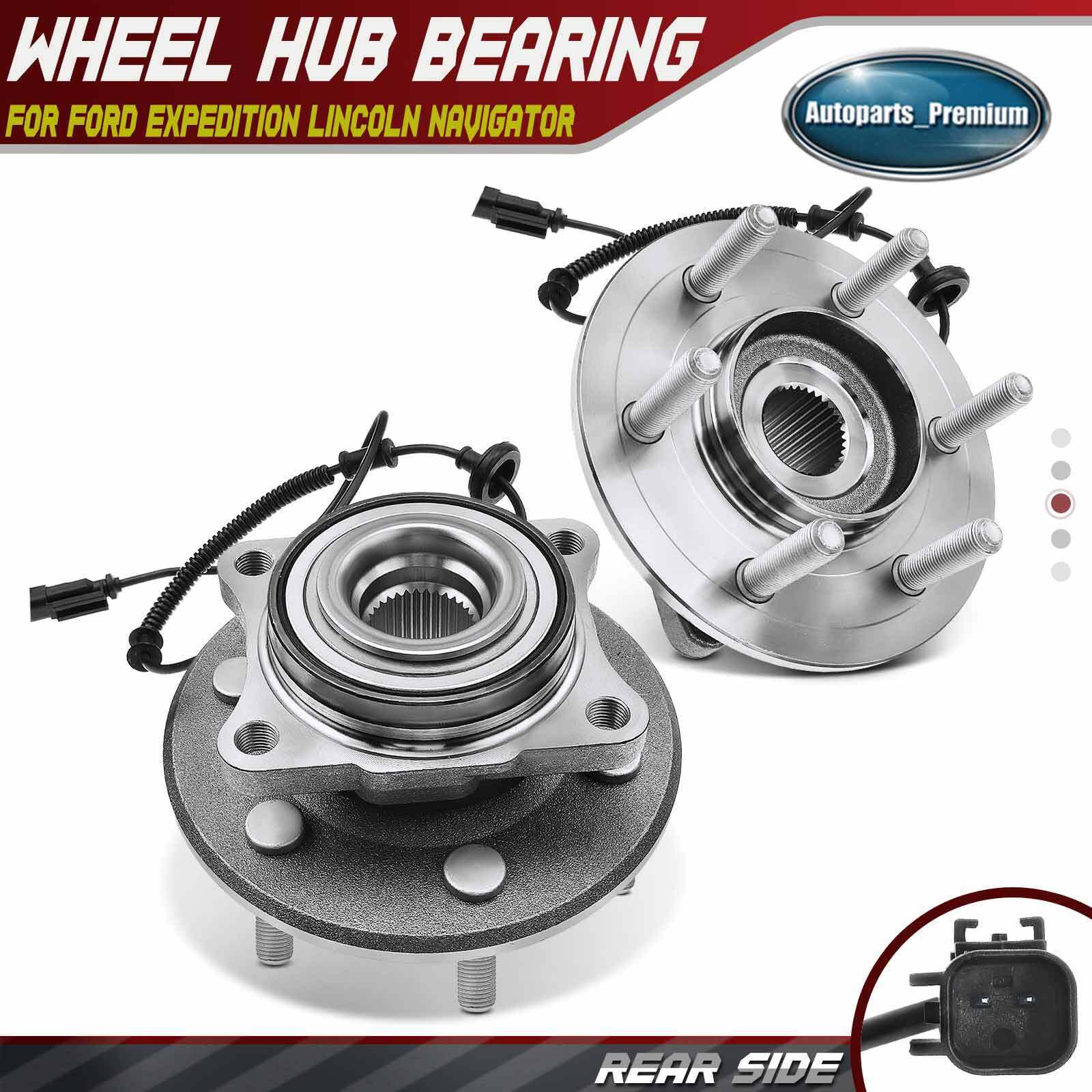 2x Rear Wheel Hub Bearing Assembly for Ford Expedition Lincoln Navigator 2015-17