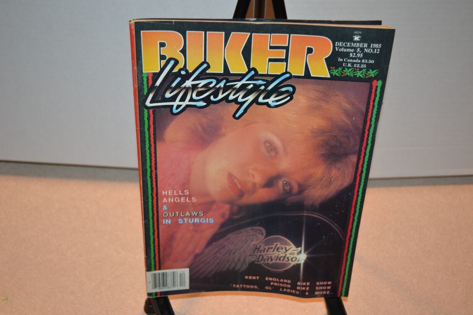 Biker Lifestyle Magazine December 1985  Vintage Motorcycle Publication (Loc 2)