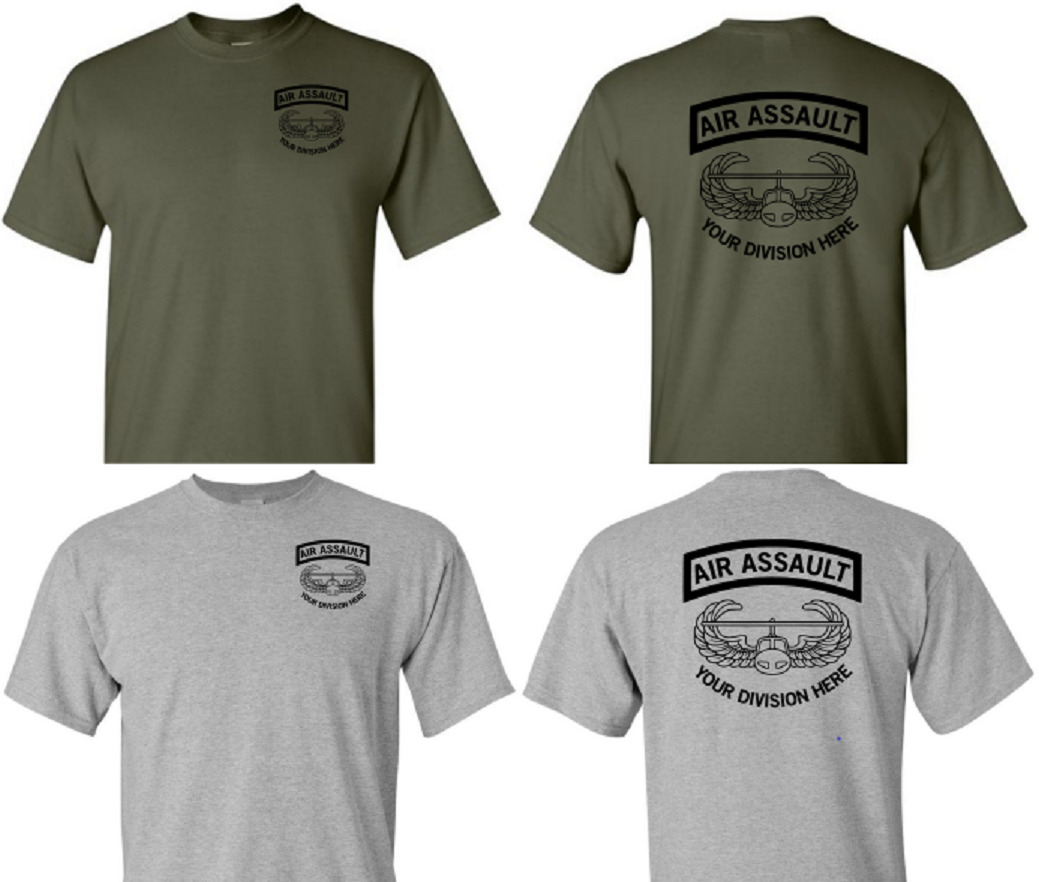 US ARMY Air Assault Shirt, Custom Performance Shirt, US Army Shirt