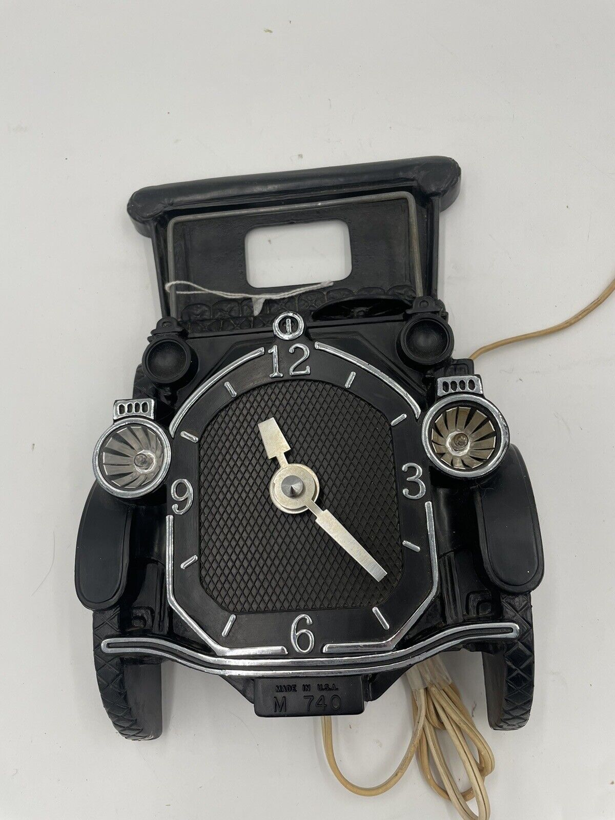 Vintage Mastercrafters Model T Car Automobile Clock M-740, Headlights Work Too