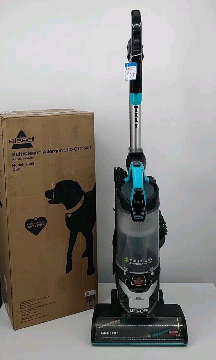 Bissell MultiClean Allergen Lift-Off Pet Upright Vacuum 2998 Tested Scratched