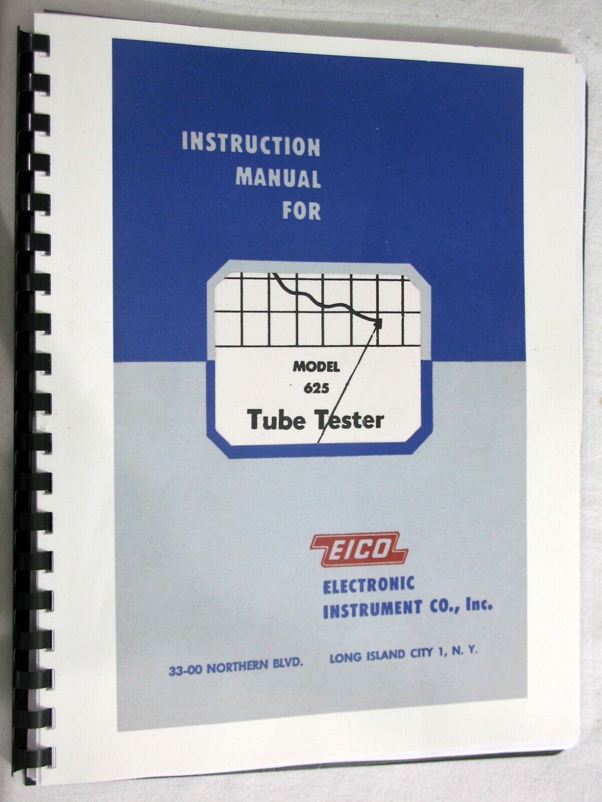 Manuals & Tube Charts EICO 625 Tester Instuction Construction 1978 Supplements