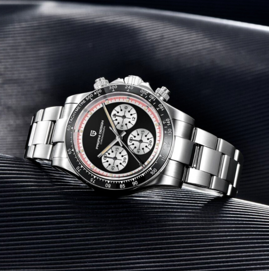PAGANI DESIGN Paul Newman Daytona VK63 Quartz Diver Chronograph Waterproof Watch