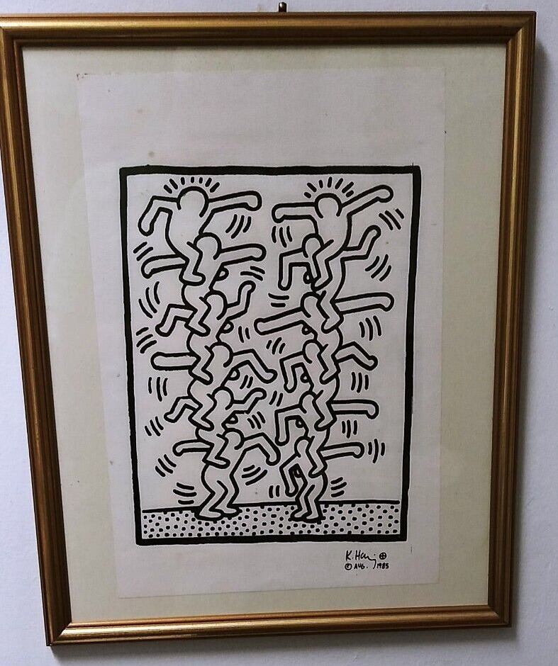 Keith Haring, MAN PYRAMID