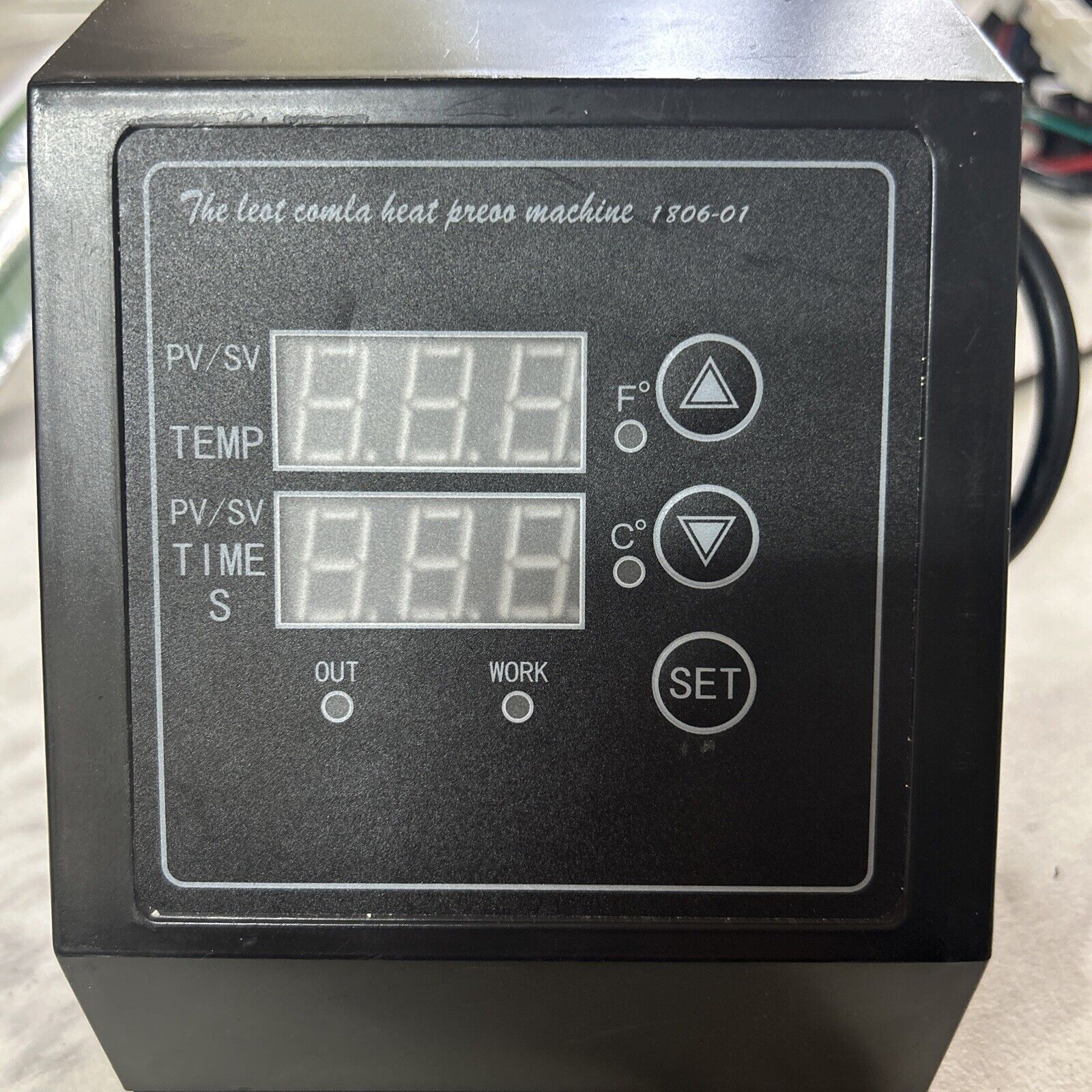 Leot Comla Heat Press Machine Digital LED Control Box T-Shirt 1806-01