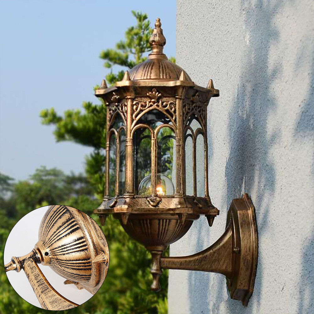 Antique  Outdoor Wall Light Sconce Dusk to Dawn Exterior Light Fixtures /