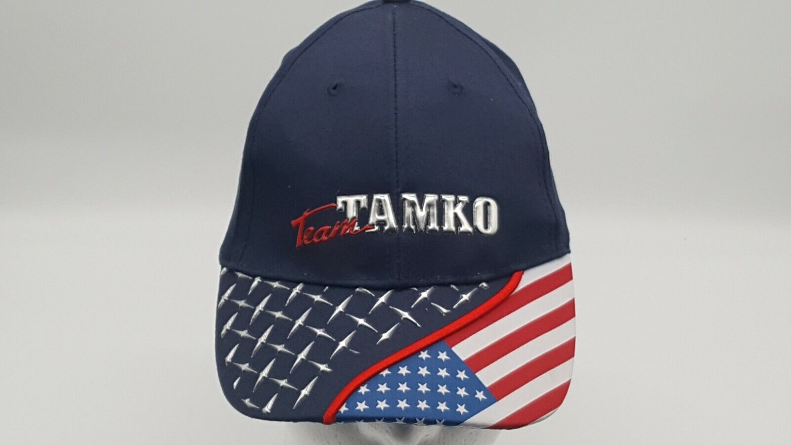TEAM TAMKO  Patriotic Baseball  Hat  back Adjustable By Maryland Monogram