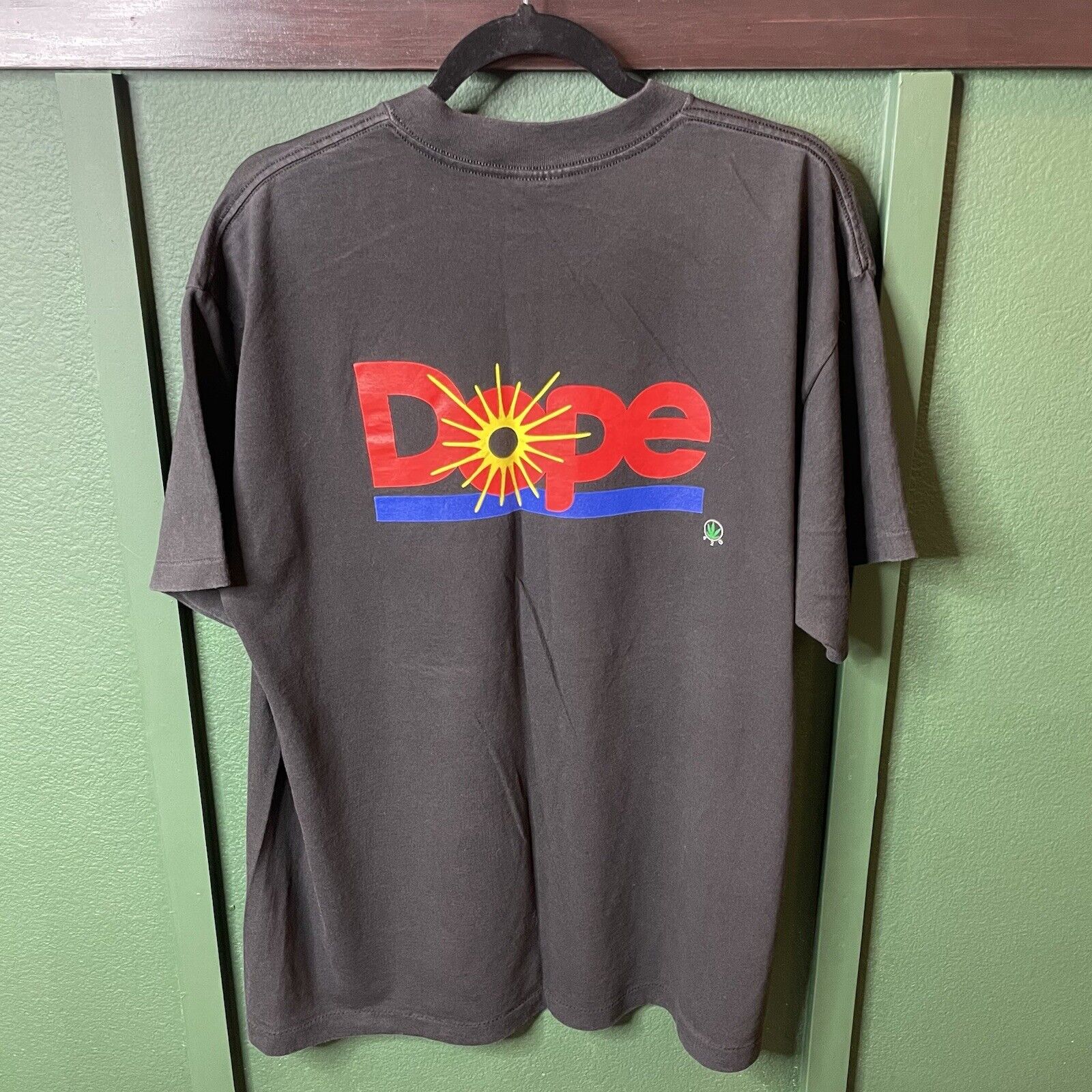 Vintage 90s Dole Dope Parody Shirt Size XL Hemp Weed Funny Rasta Chronic Rare